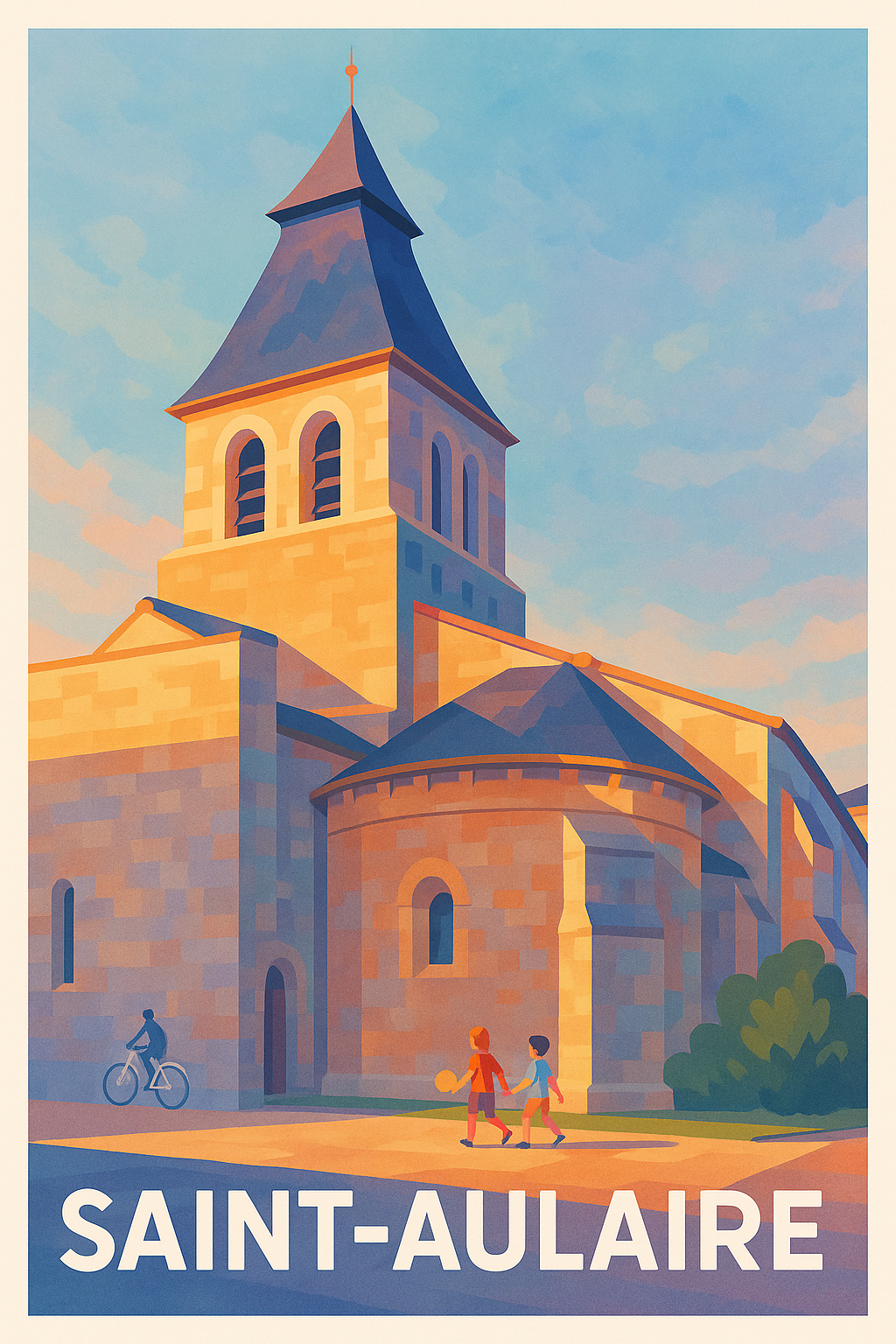 Affiche Saint-Aulaire — Charme et Sérénité au Cœur du Patrimoine · poster d'art de Saint-Aulaire