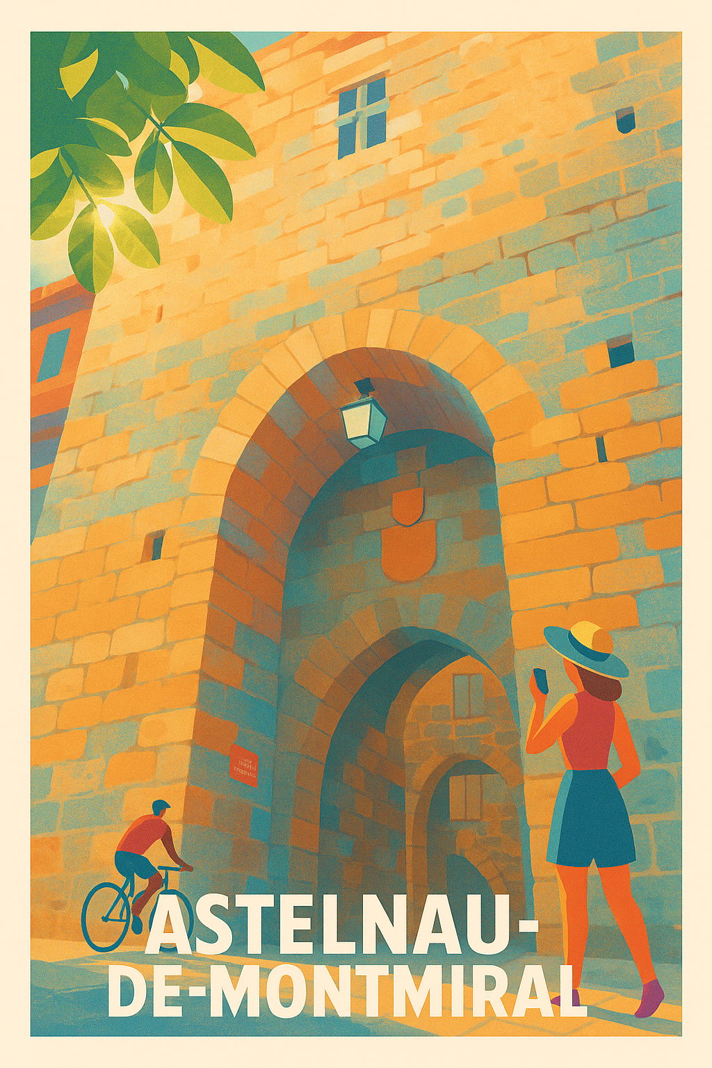 Affiche de Castelnau-de-Montmiral - L'entrée médiévale qui fascine