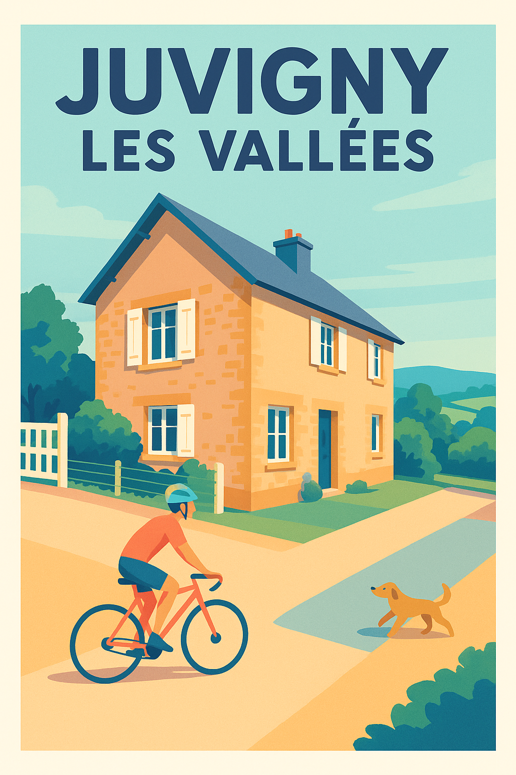 Affiche de Juvigny les Vallées - Vie paisible au cœur de la nature