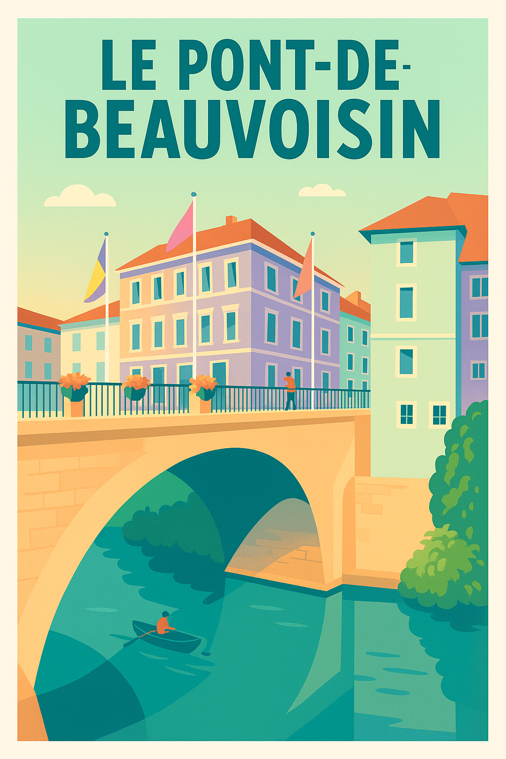Affiche de Le Pont-de-Beauvoisin - Charme et sérénité au fil de l'eau