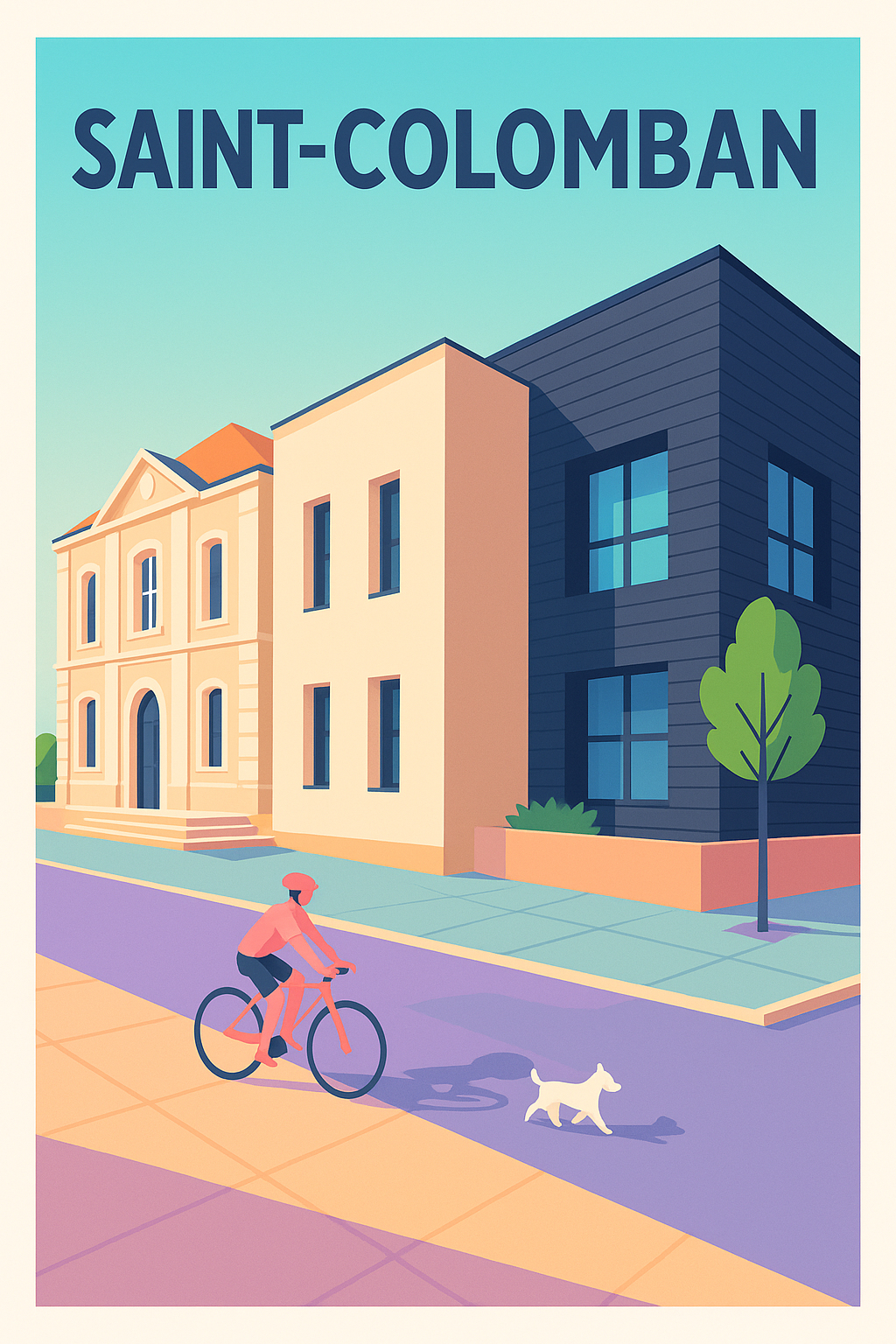 Affiche de Saint-Colomban - Balade urbaine en toute sérénité