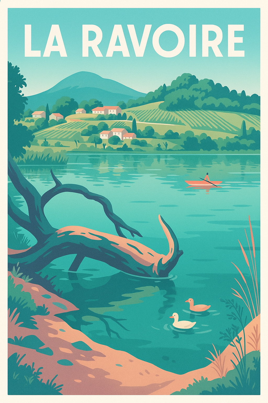 Affiche de La Ravoire - Tranquillité au bord de l'eau