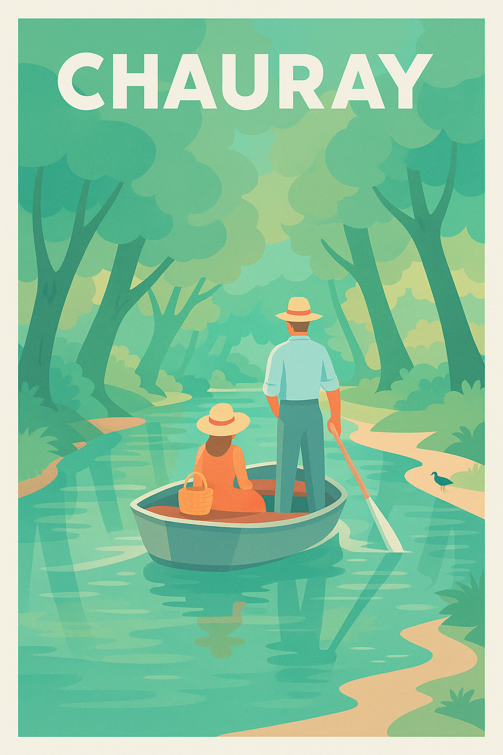 Affiche de Chauray - Balade paisible au fil de l'eau