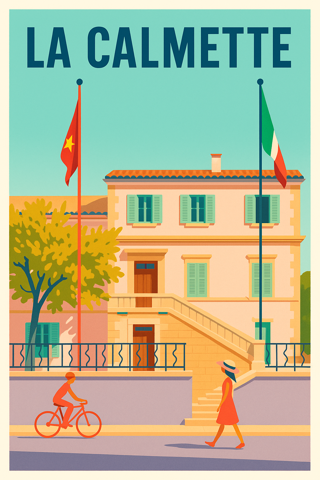 Affiche de La Calmette - Charme et douceur du Sud
