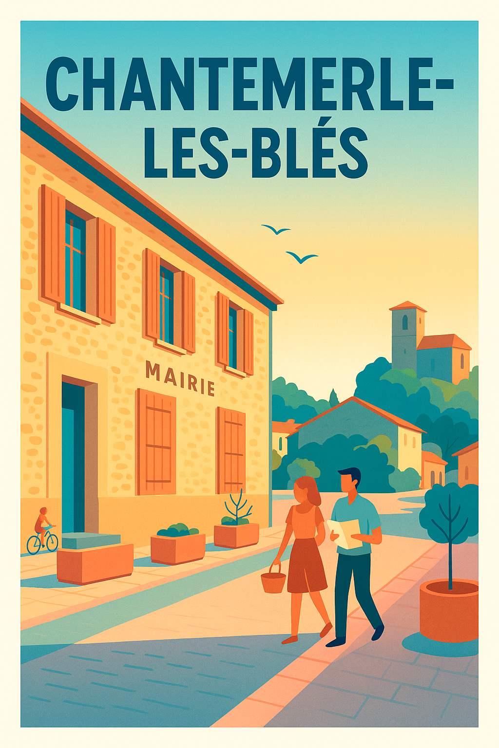Affiche de Chantemerle-les-Blés - Charme et douceur de la vie locale