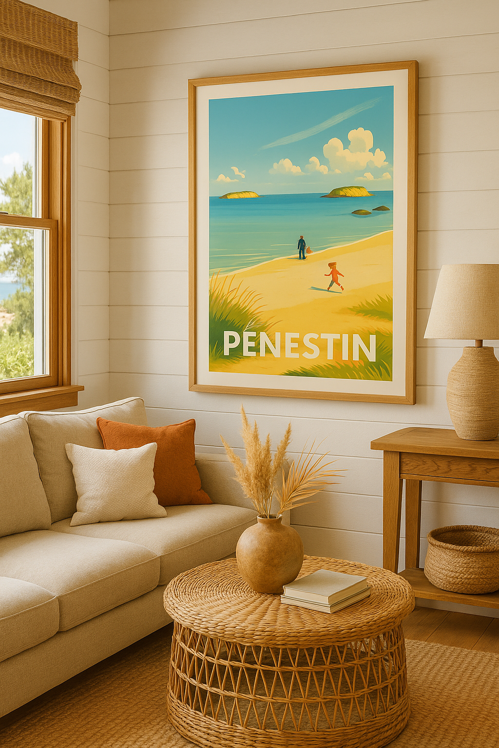 Mise en situation Affiche de Pénestin - Évasion et douceur bretonne