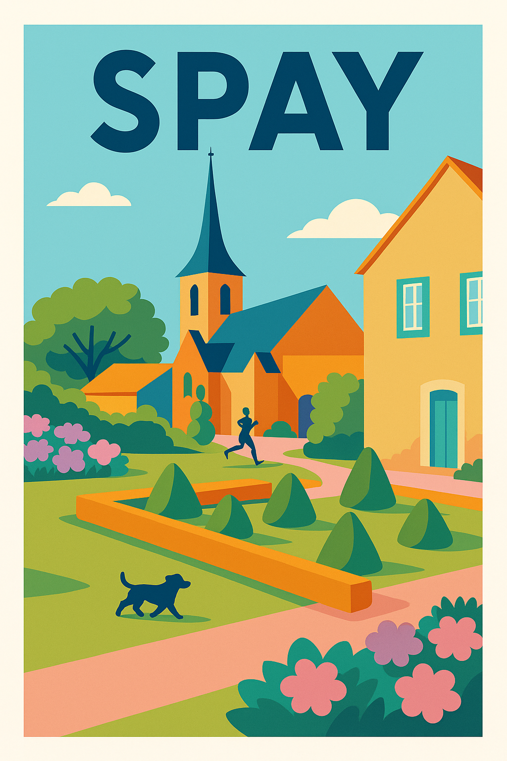 Affiche de Spay - La quiétude d'un village pittoresque