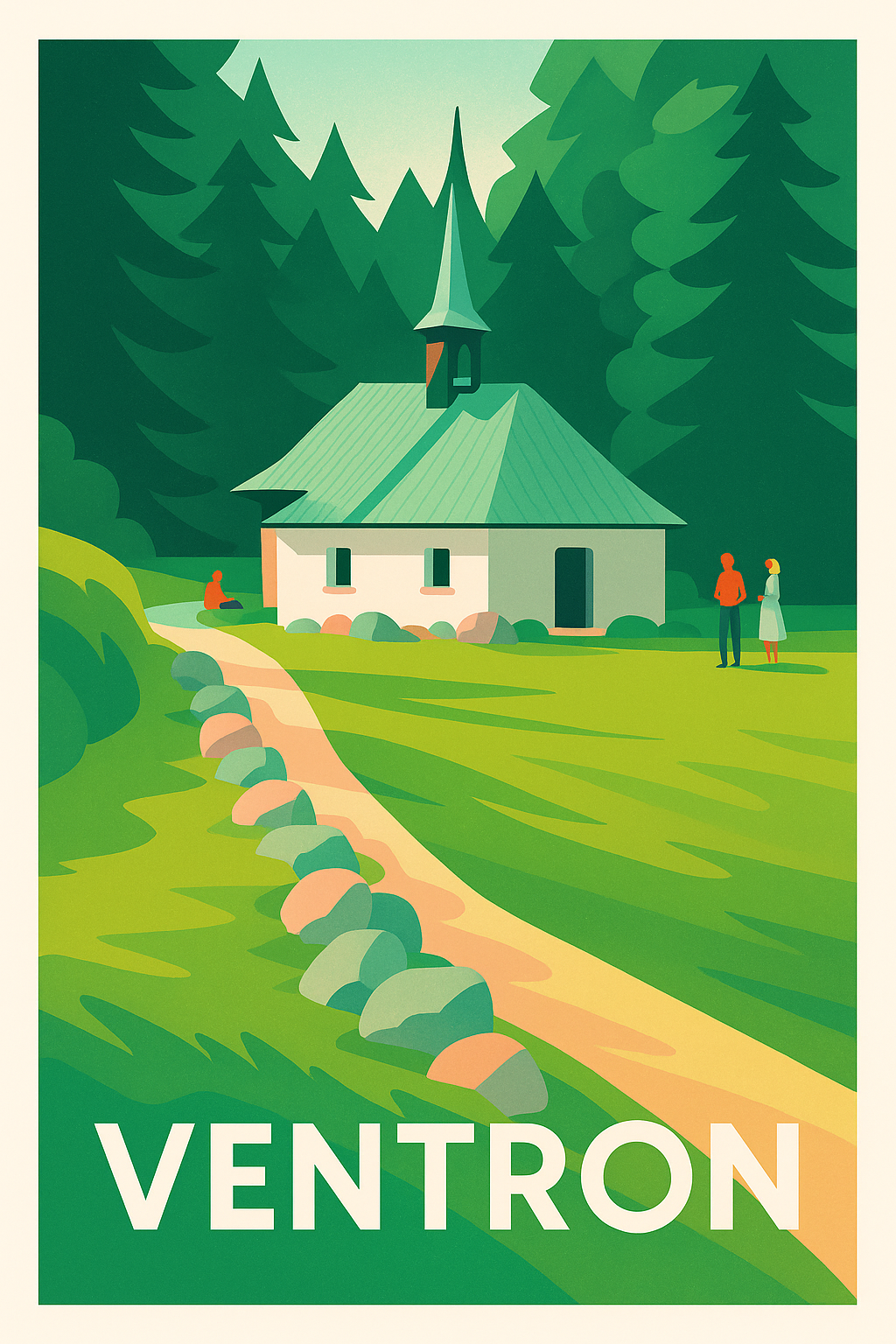 Affiche Ventron — Évasion au cœur des Vosges · poster d'art de Ventron