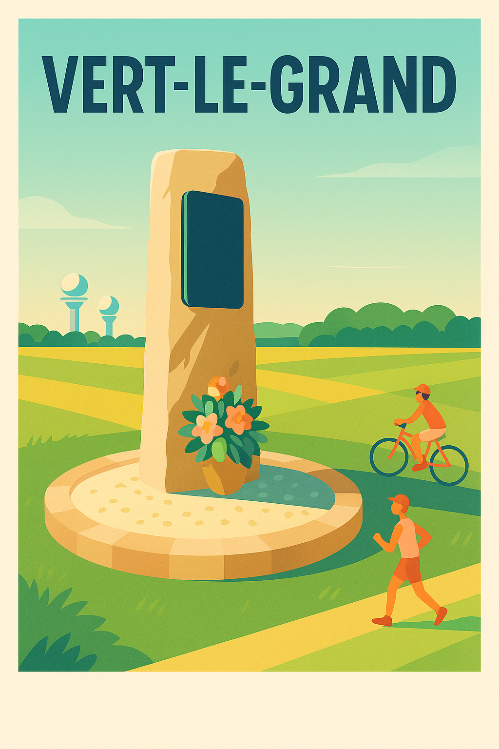 Affiche de Vert-le-Grand - Escapade champêtre pleine de sérénité