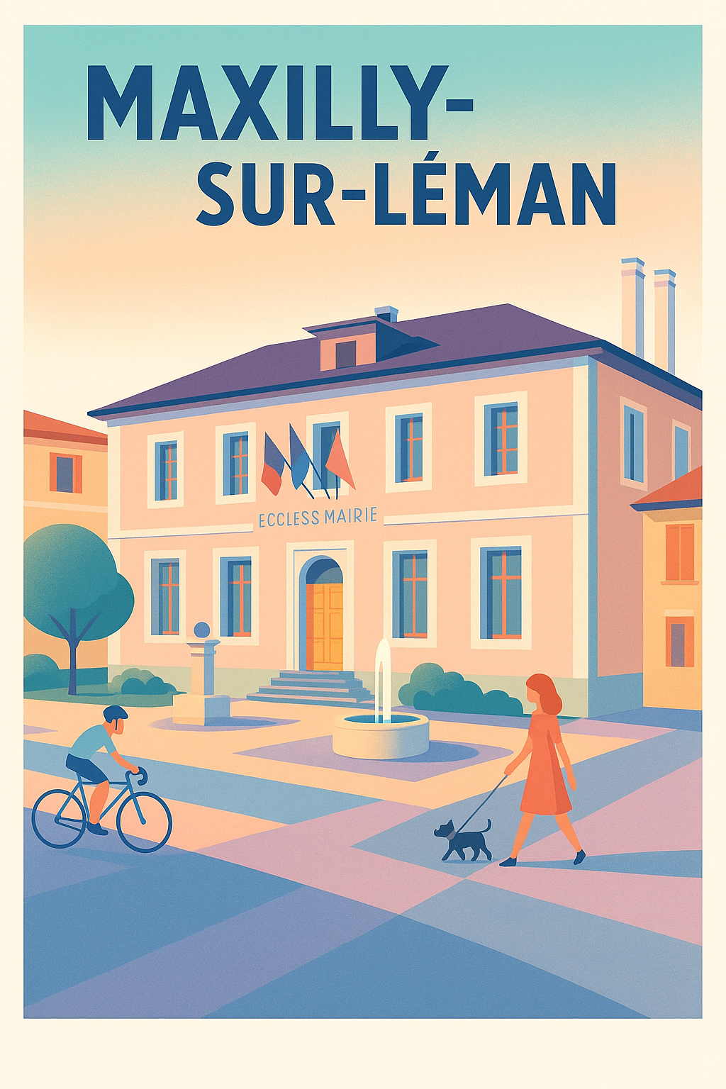 Affiche de Maxilly-sur-Léman - Charme et douceur au cœur du Léman