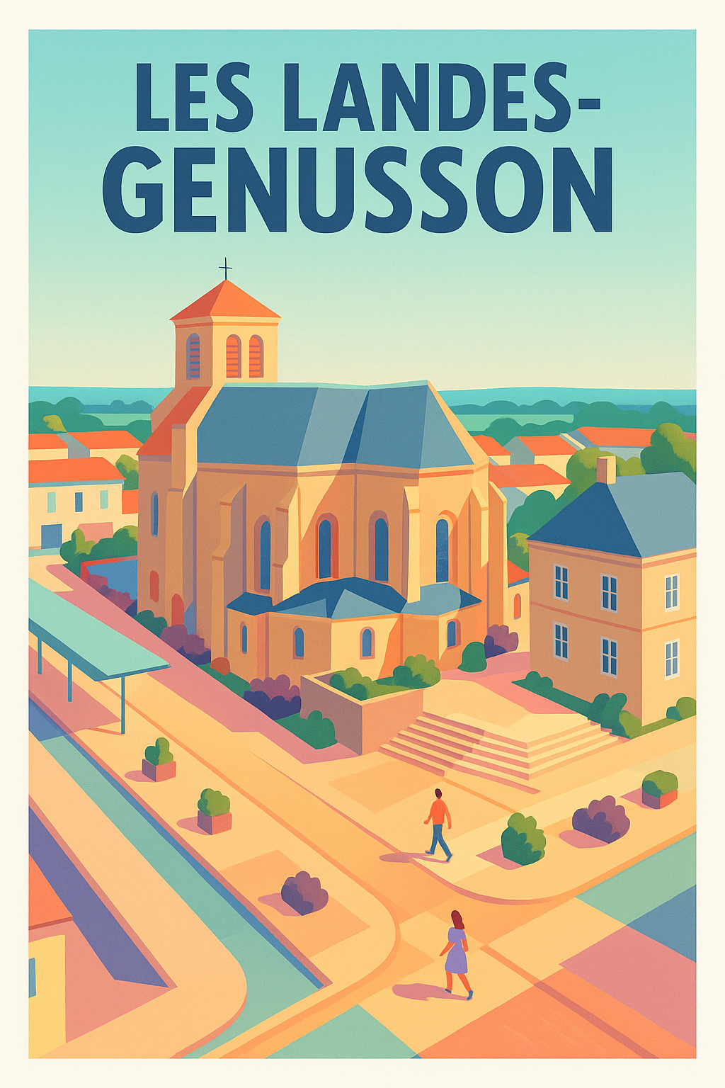 Affiche de Les Landes-Genusson - Évasion au cœur d’un village paisible