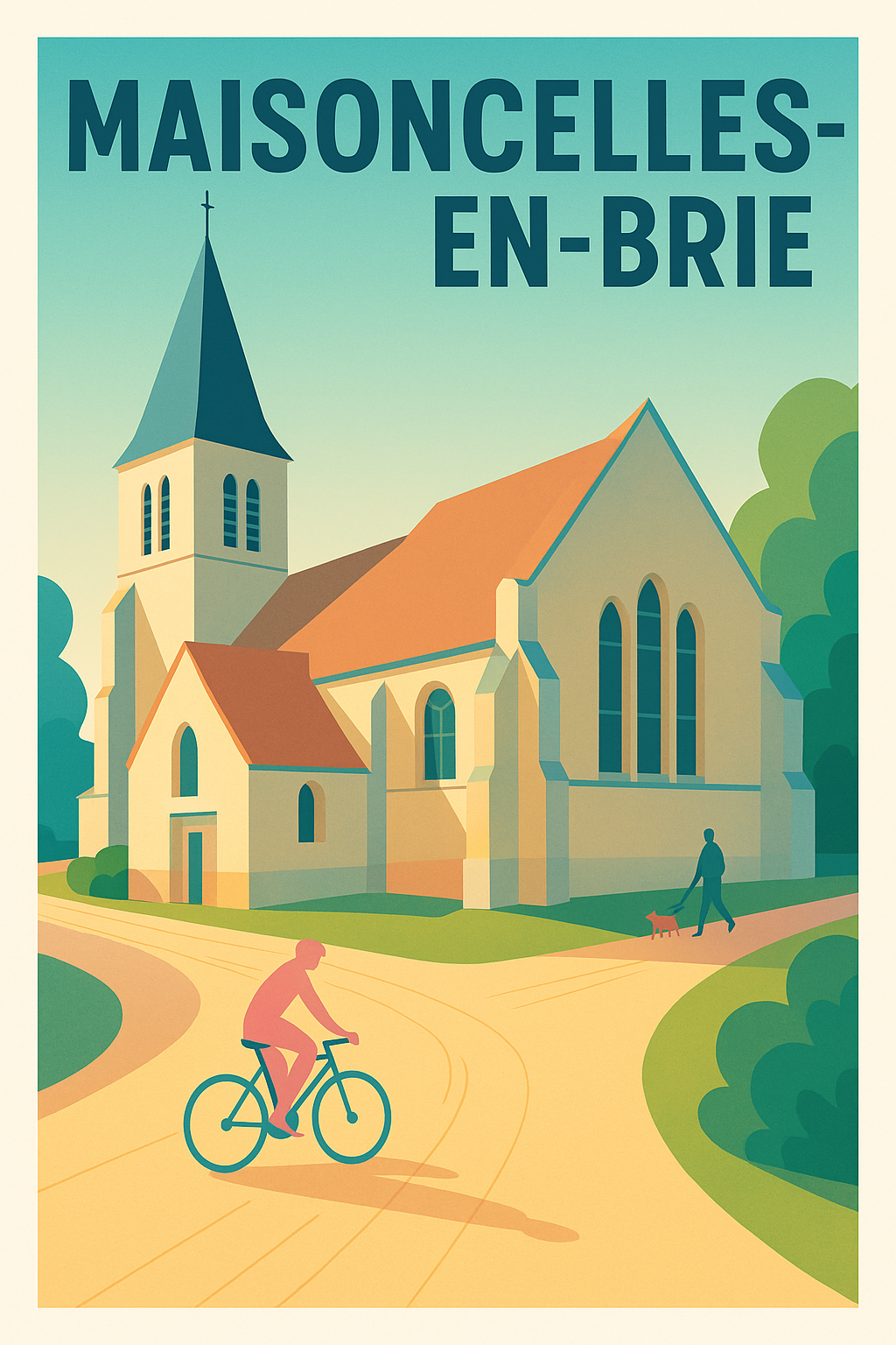 Affiche de Maisoncelles-en-Brie - Charme et sérénité au cœur de la Brie