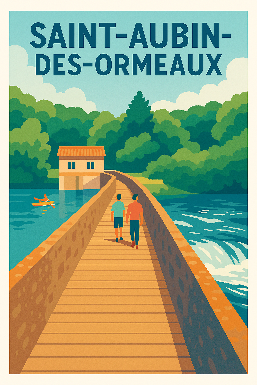 Affiche de Saint-Aubin-des-Ormeaux - Promenade au cœur de la nature