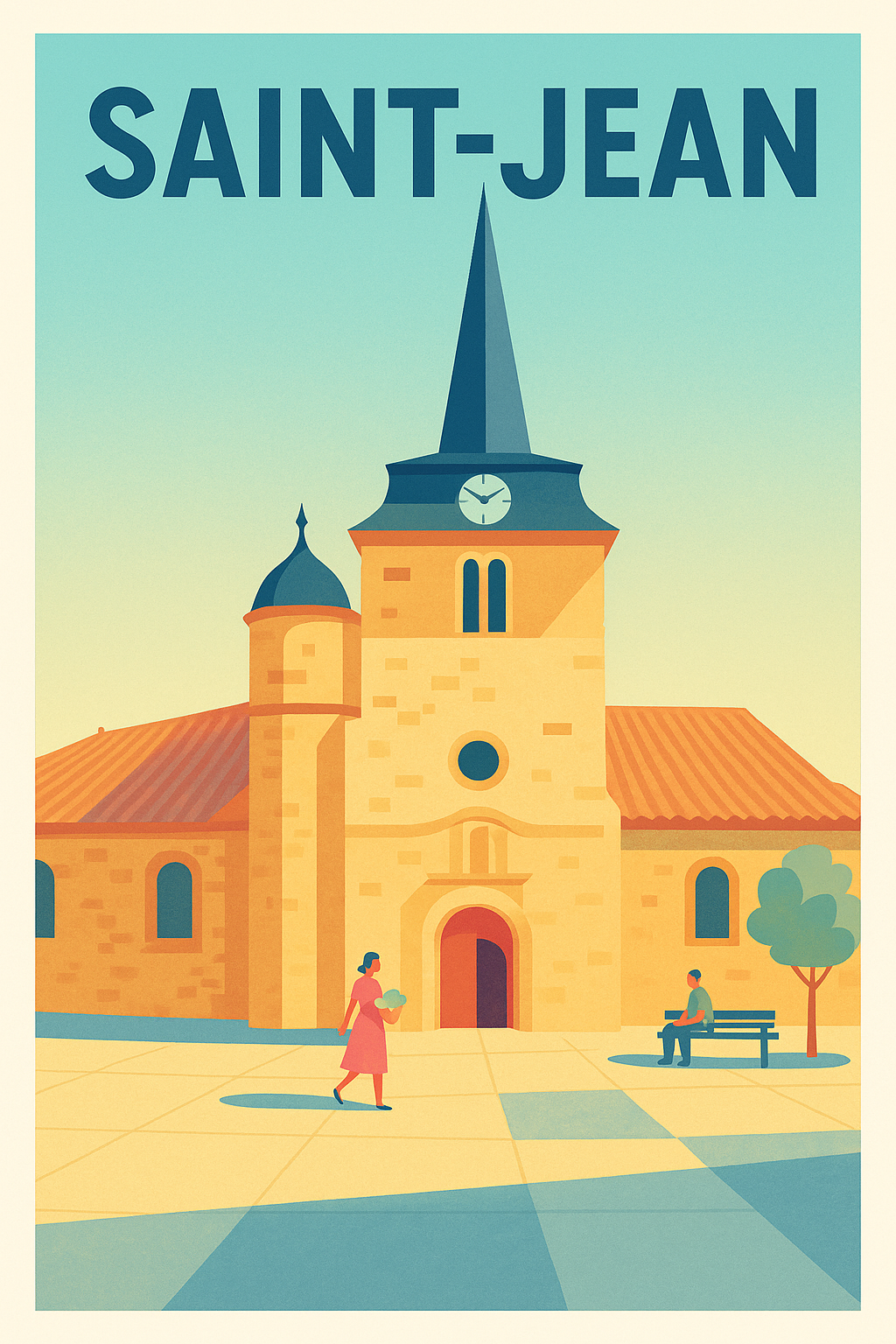 Affiche de Saint-Jean - Charme et Sérénité au Cœur du Patrimoine