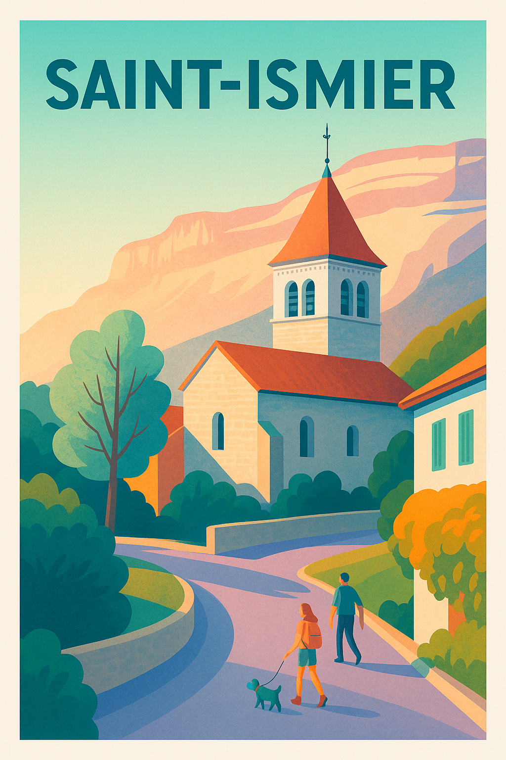 Affiche de Saint-Ismier - Charme et sérénité au pied des montagnes