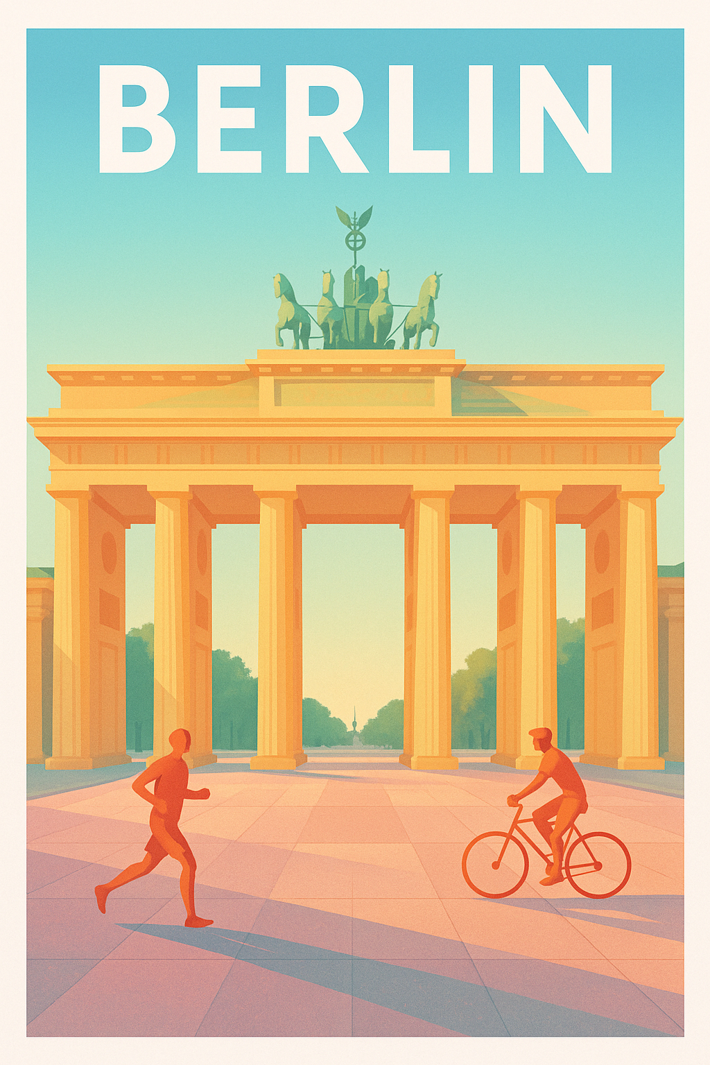 Affiche de Berlin - L'élégance intemporelle de la Porte de Brandebourg