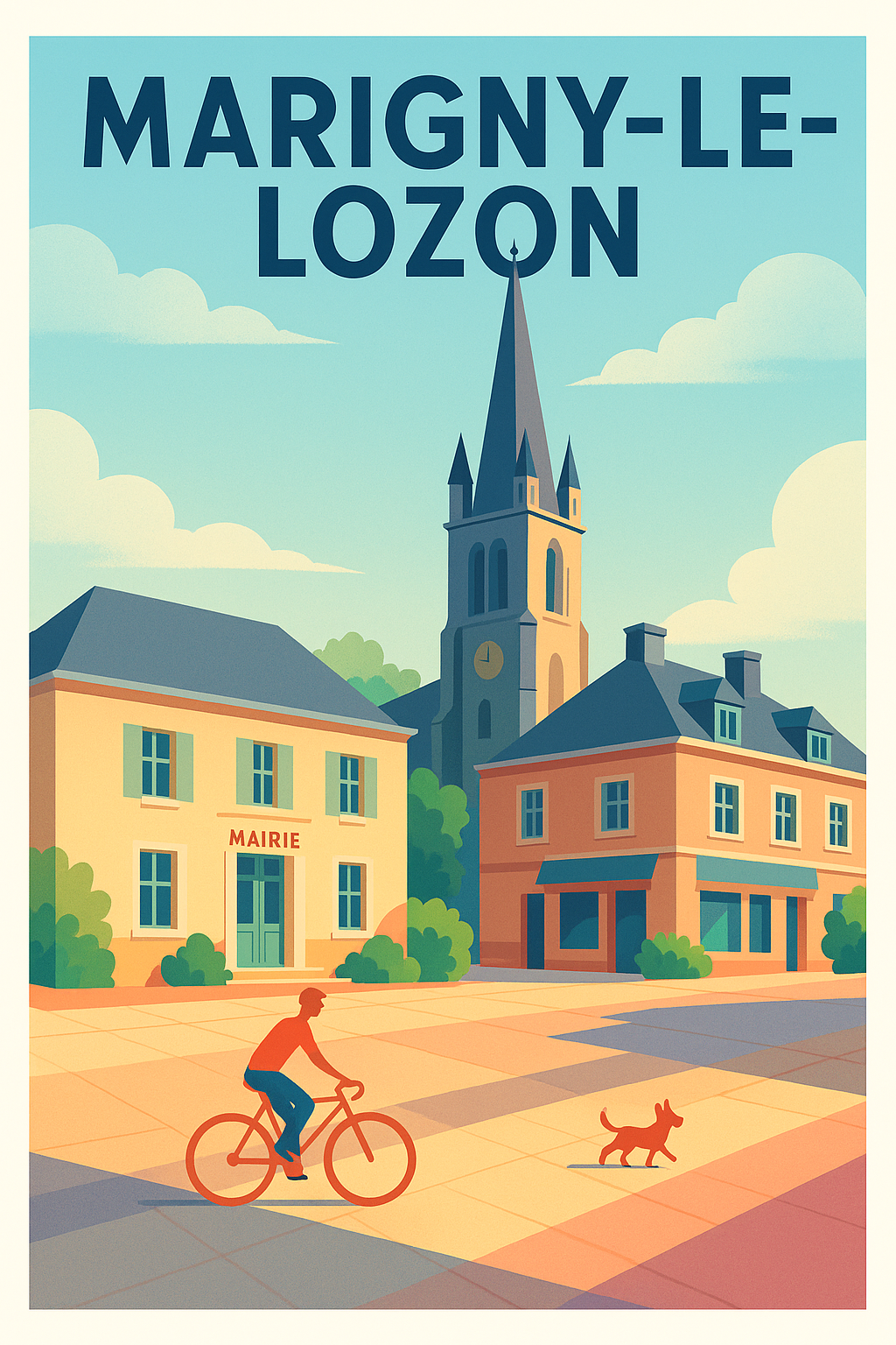 Affiche de Marigny-Le-Lozon - Charme paisible au cœur du village