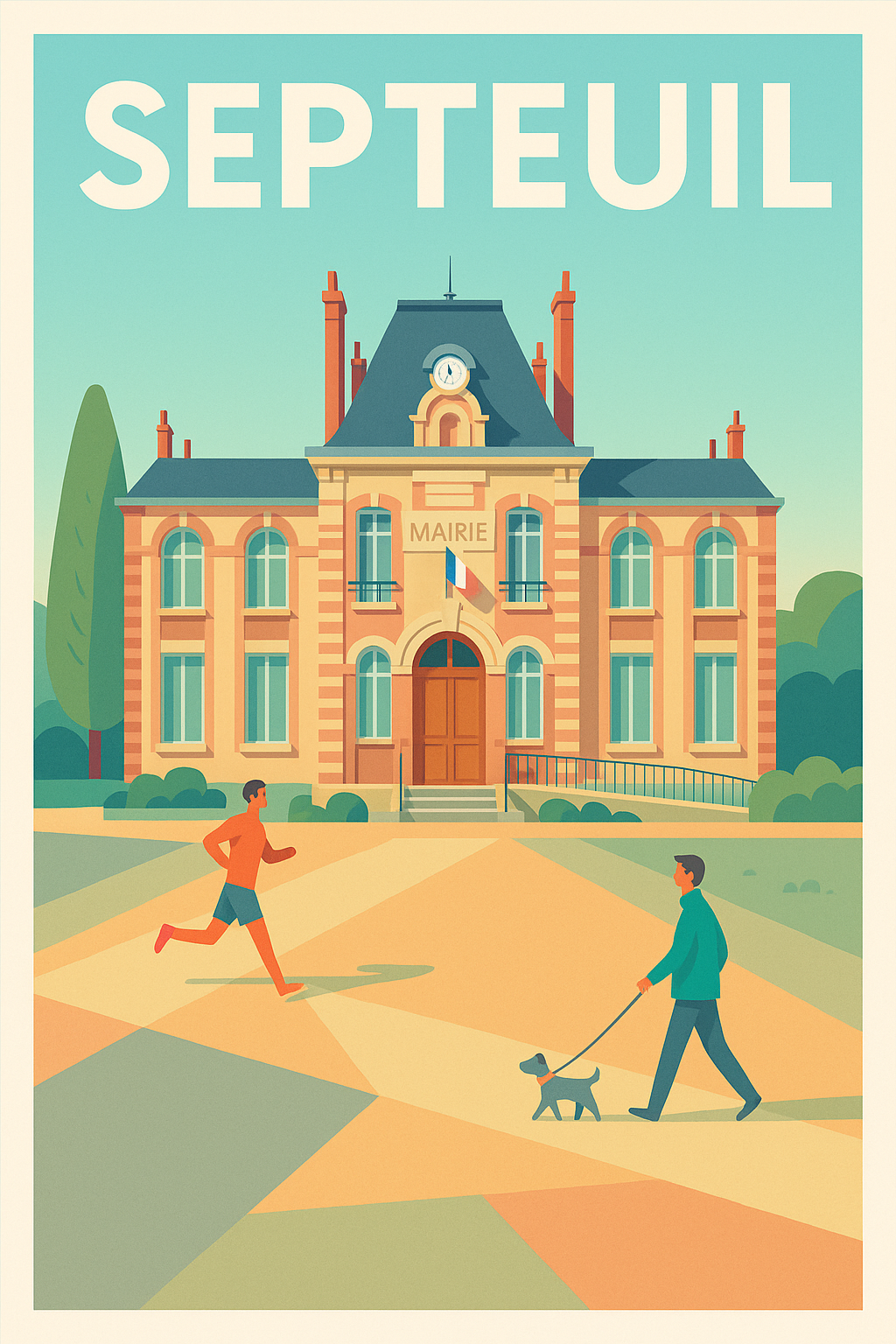 Affiche de Septeuil - Charme et vie quotidienne au cœur du village