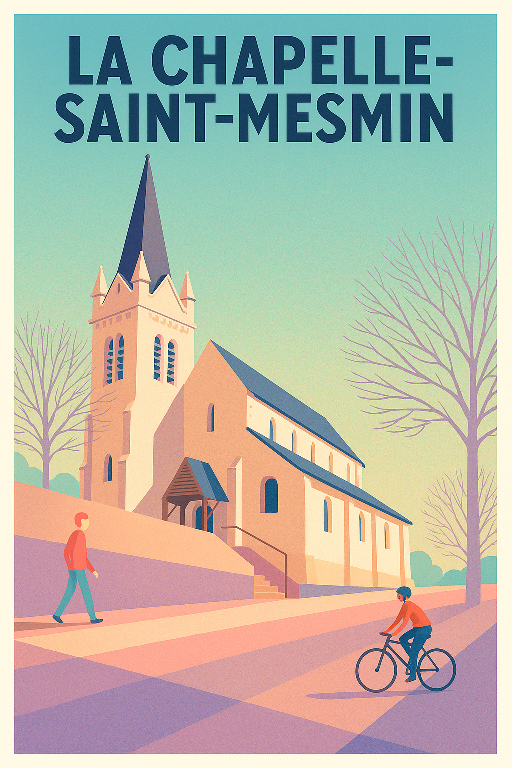 Affiche de La Chapelle-Saint-Mesmin - Sérénité et patrimoine en lumière