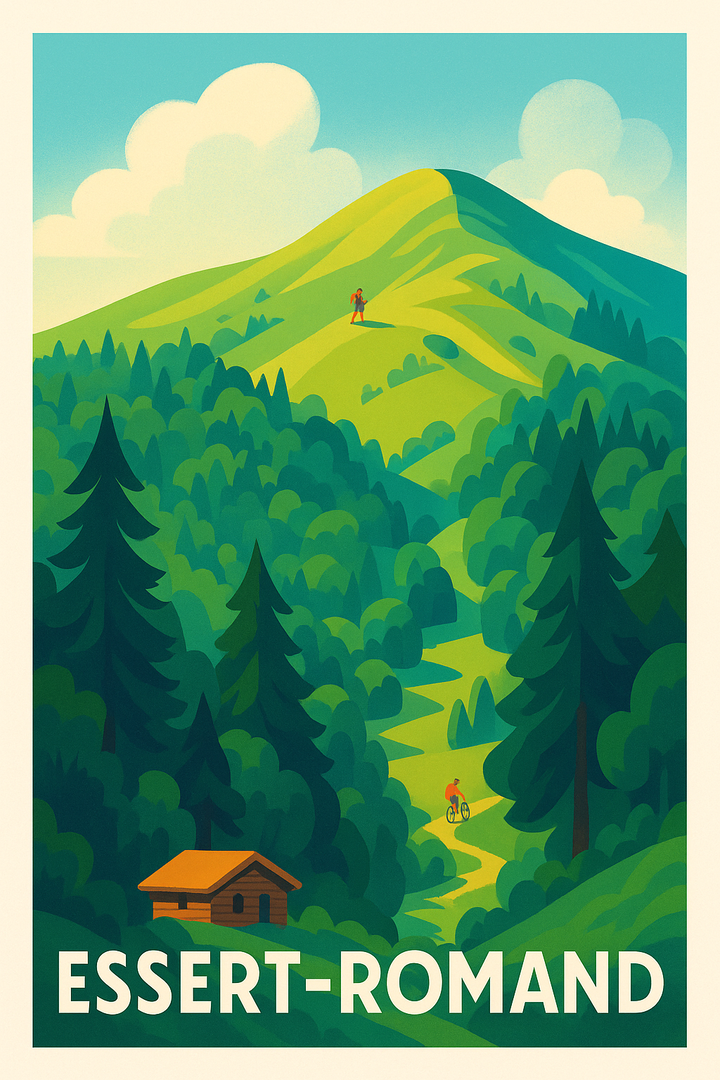 Affiche de Essert-Romand - Escapade hivernale authentique