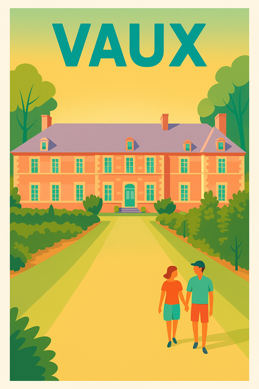 Affiche de Vaux - Promenade romantique au cœur d'un domaine d'exception