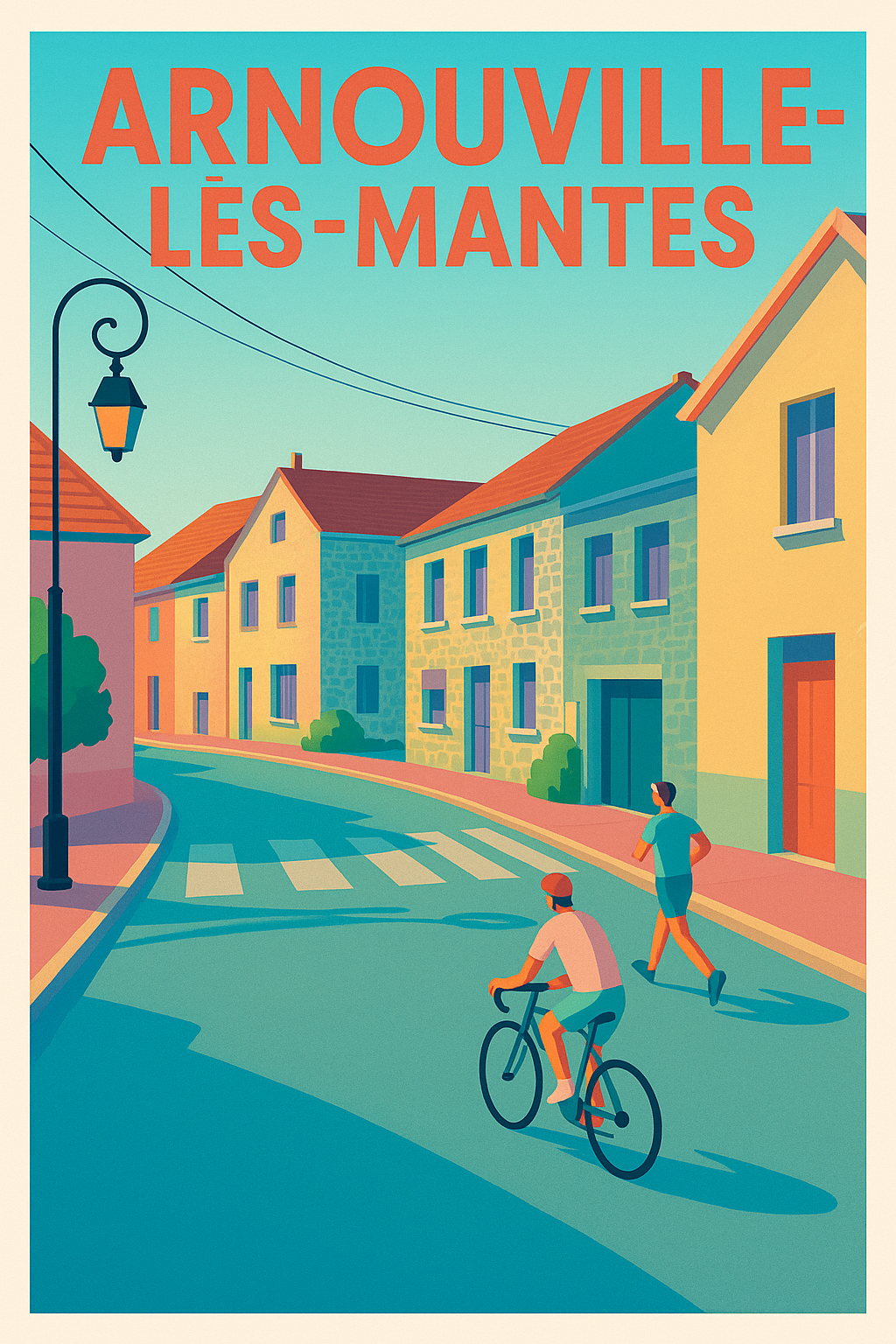 Affiche de Arnouville-lès-Mantes - Charme tranquille et dynamique