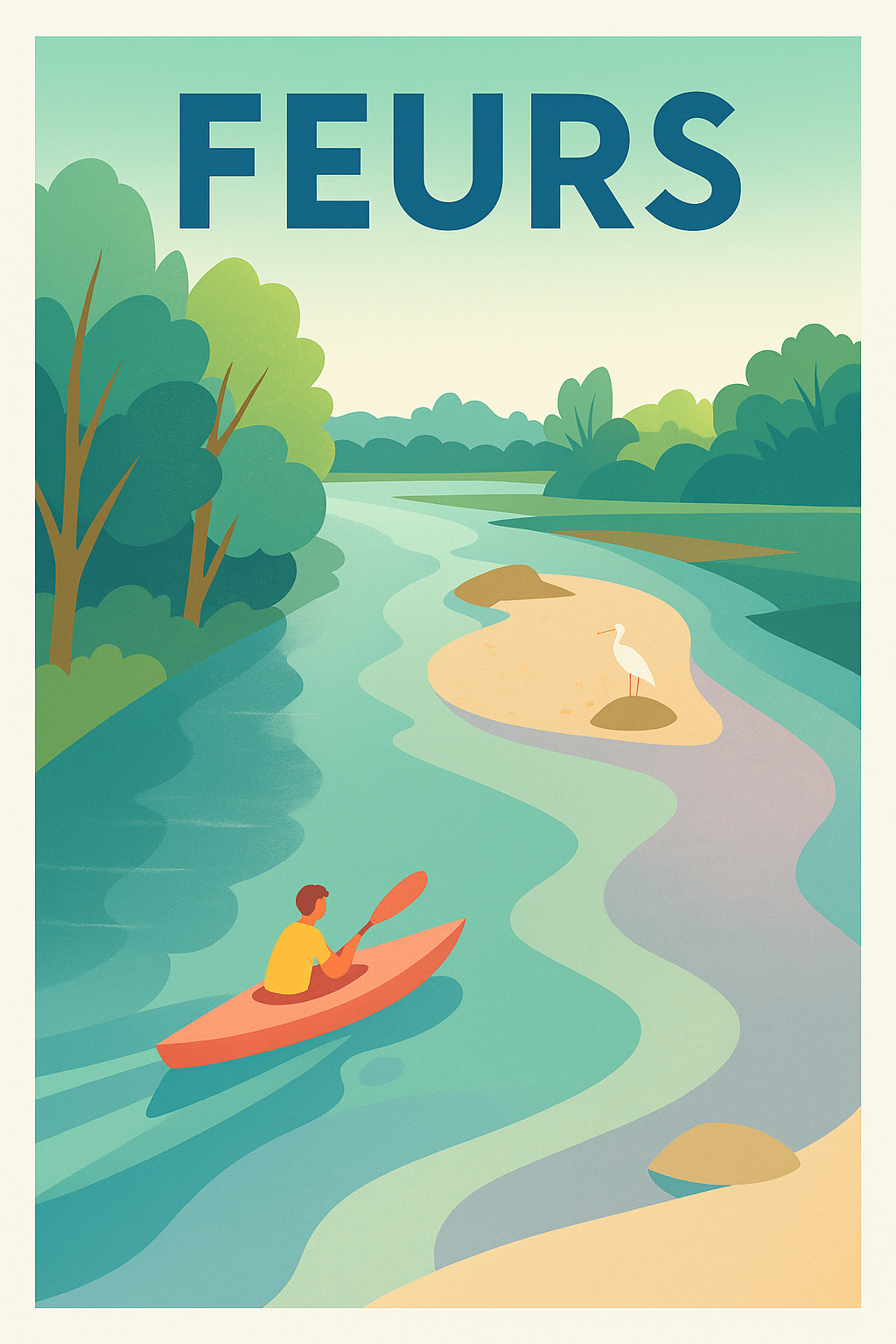 Affiche de Feurs - Escapade nature au fil de l'eau