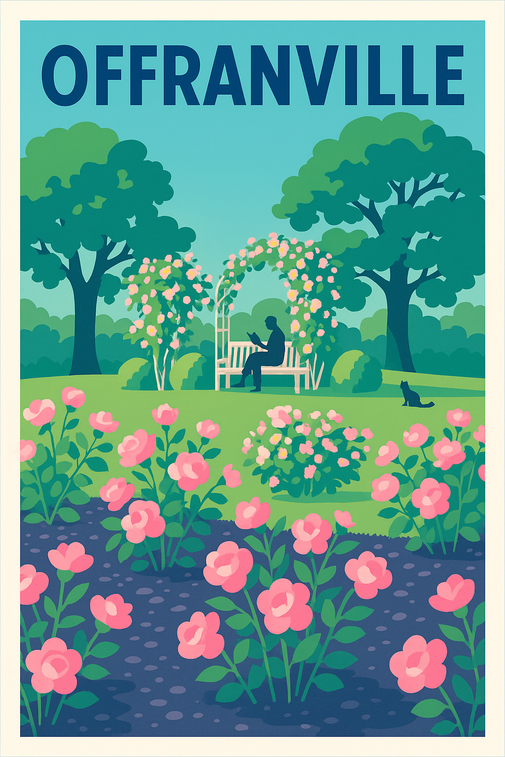 Affiche de Offranville - Havre de paix et nature fleurie