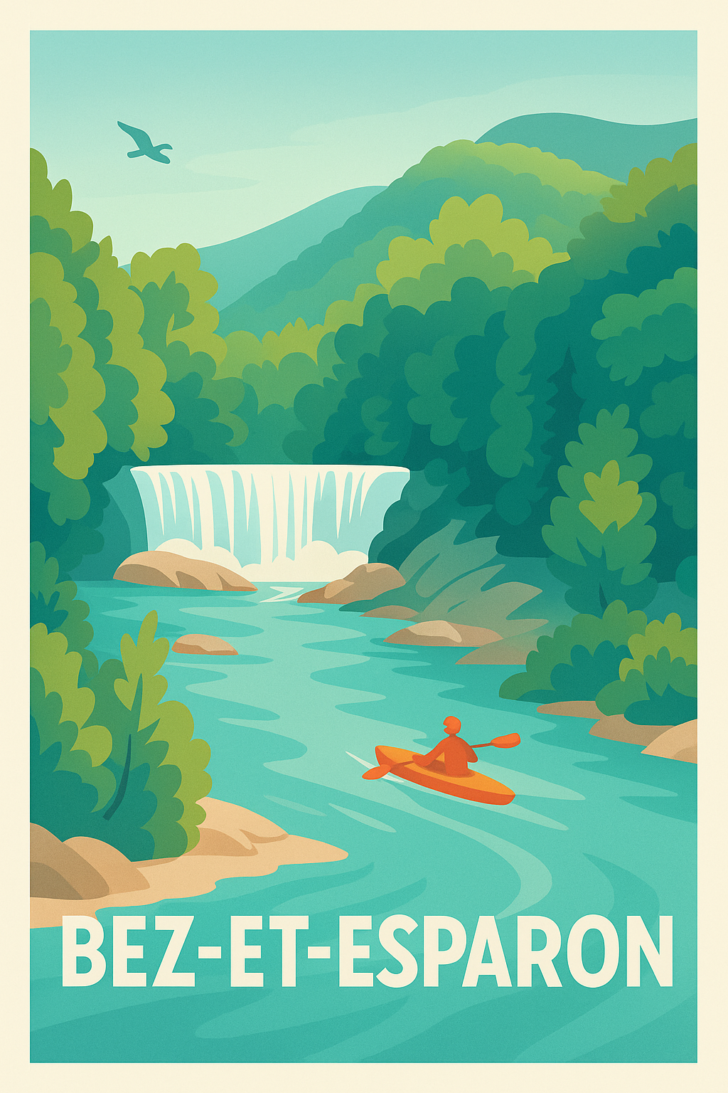 Affiche de Bez-et-Esparon - Nature et aventures en eaux vives