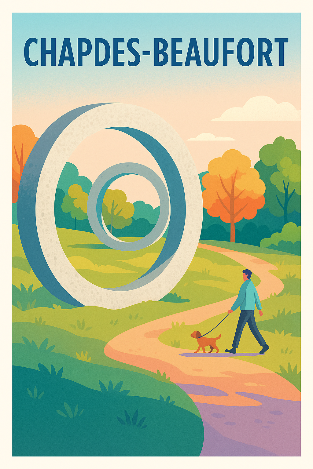 Affiche de Chapdes-Beaufort - Promenade artistique en pleine nature