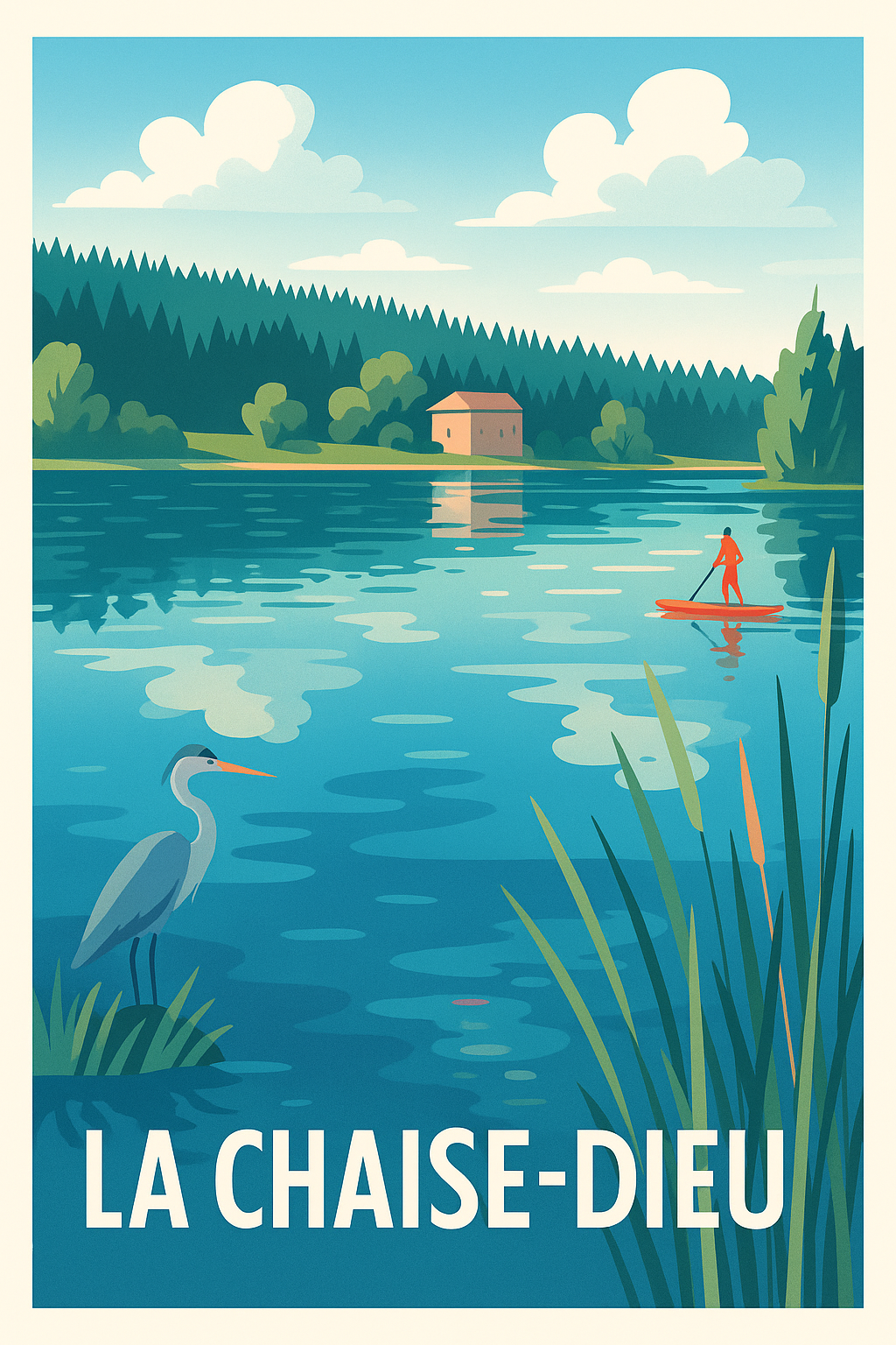 Affiche de La Chaise-Dieu - Oasis de sérénité au cœur de la nature