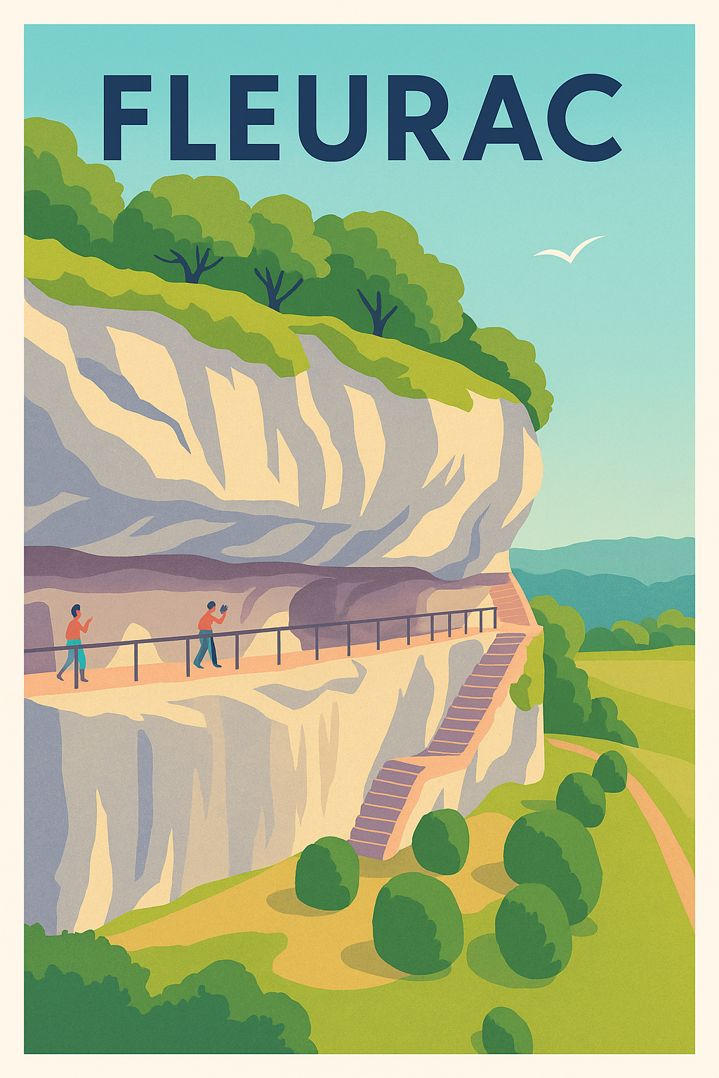Affiche Fleurac — Évasion au cœur de la nature · poster d'art de Fleurac