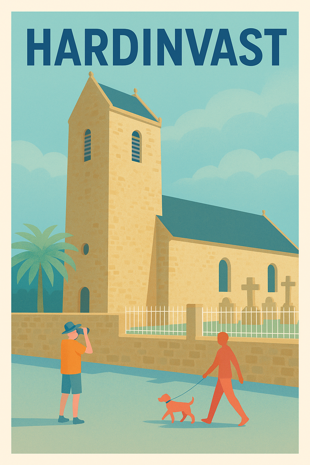 Affiche de Hardinvast - Charme paisible et patrimoine historique