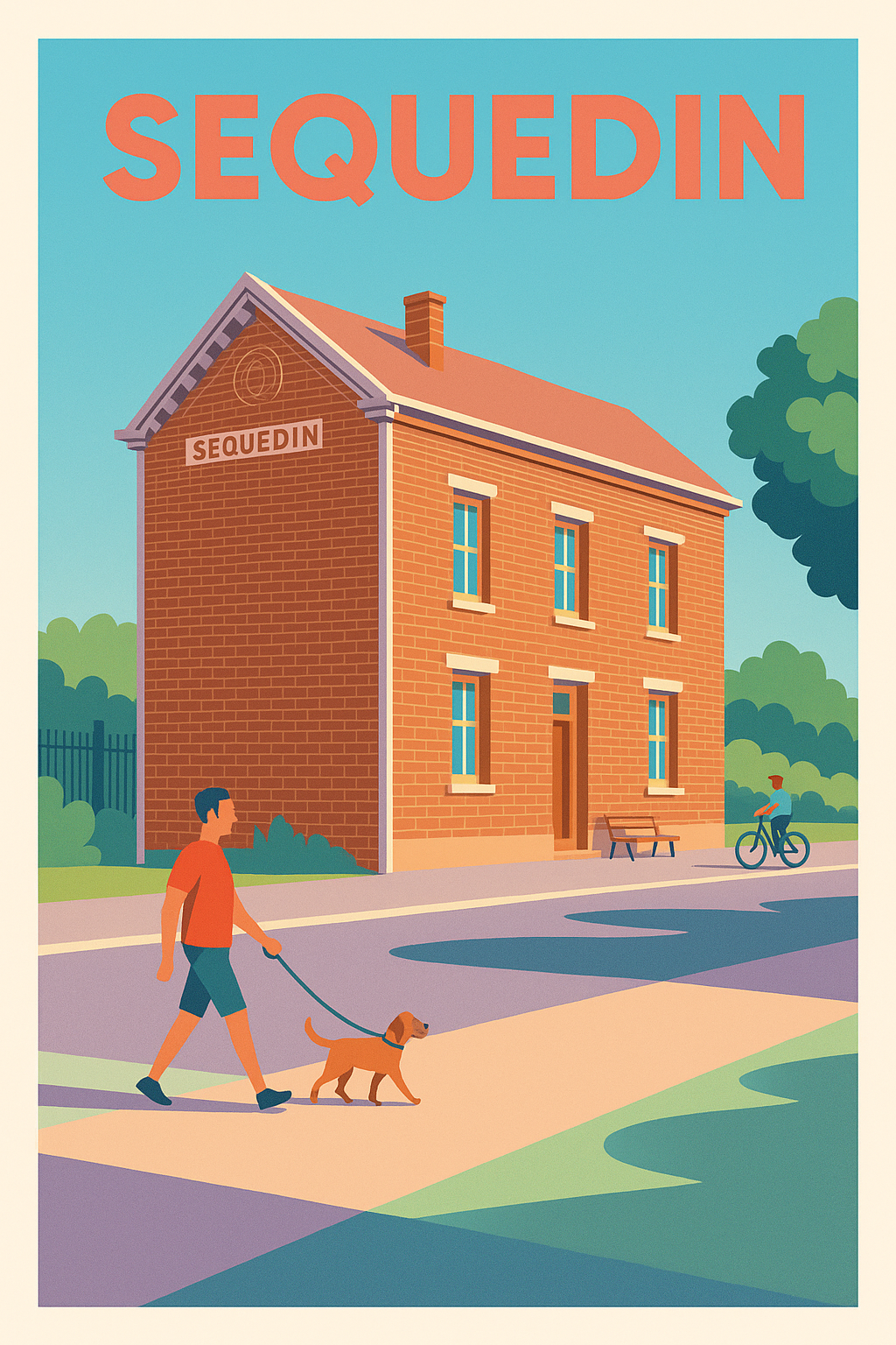 Affiche de Sequedin - Harmonie urbaine et nature au quotidien