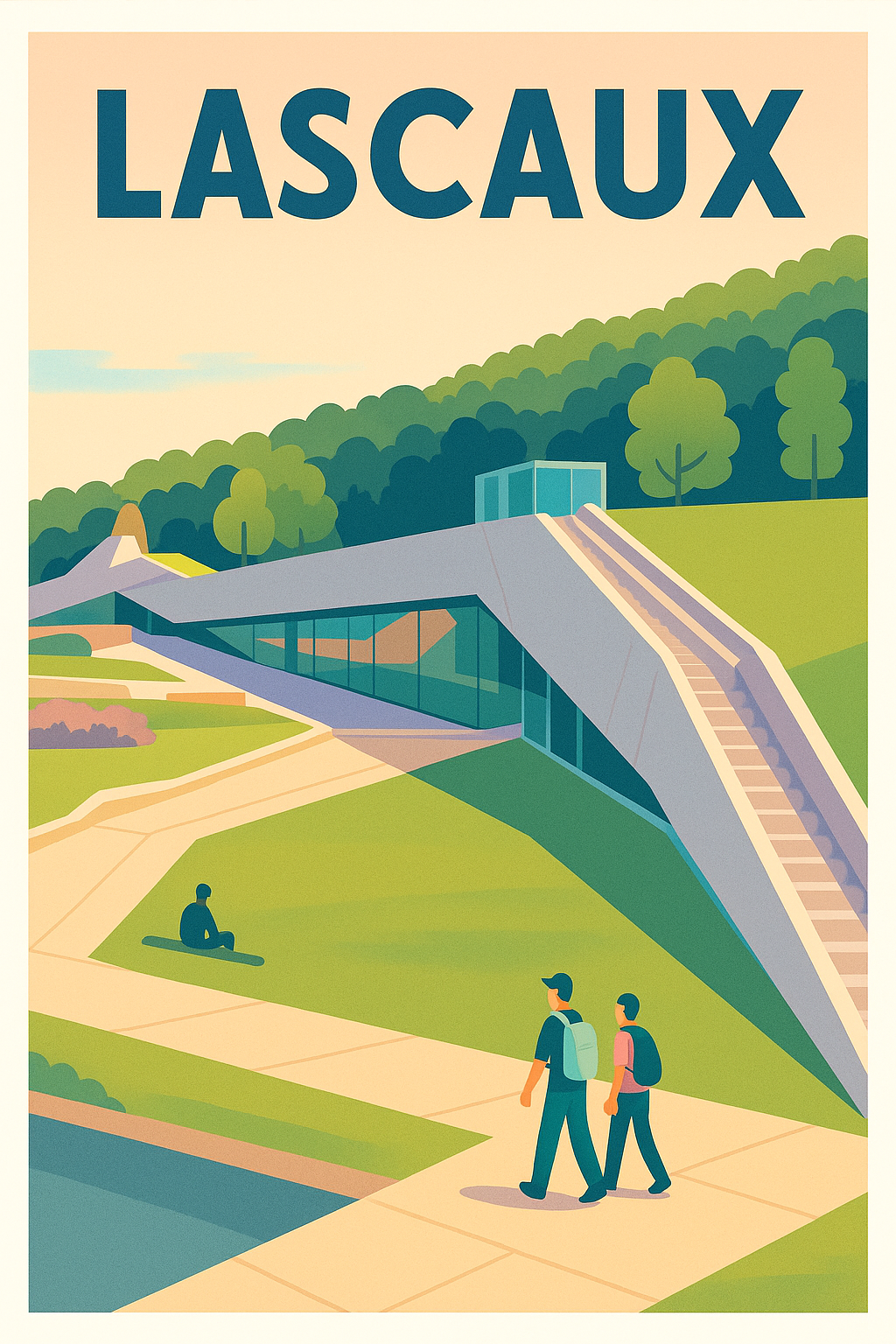 Affiche Lascaux — L'art préhistorique au cœur de la nature · poster d'art de Lascaux