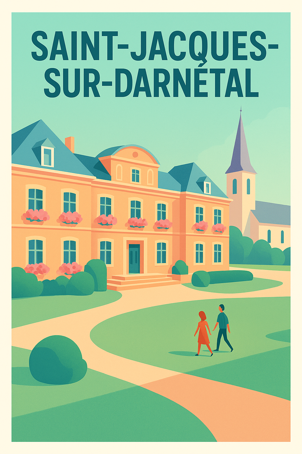 Affiche de Saint-Jacques-sur-Darnétal - Élégance et sérénité normande