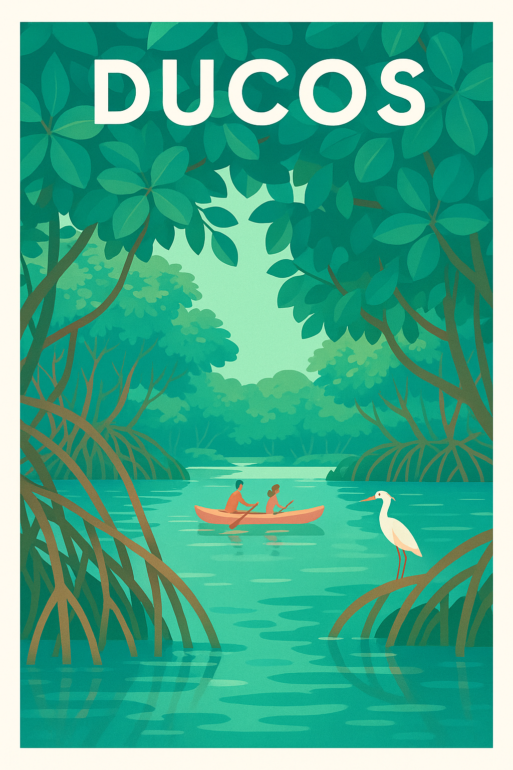 Affiche de Ducos - Échappée Nature en Kayak