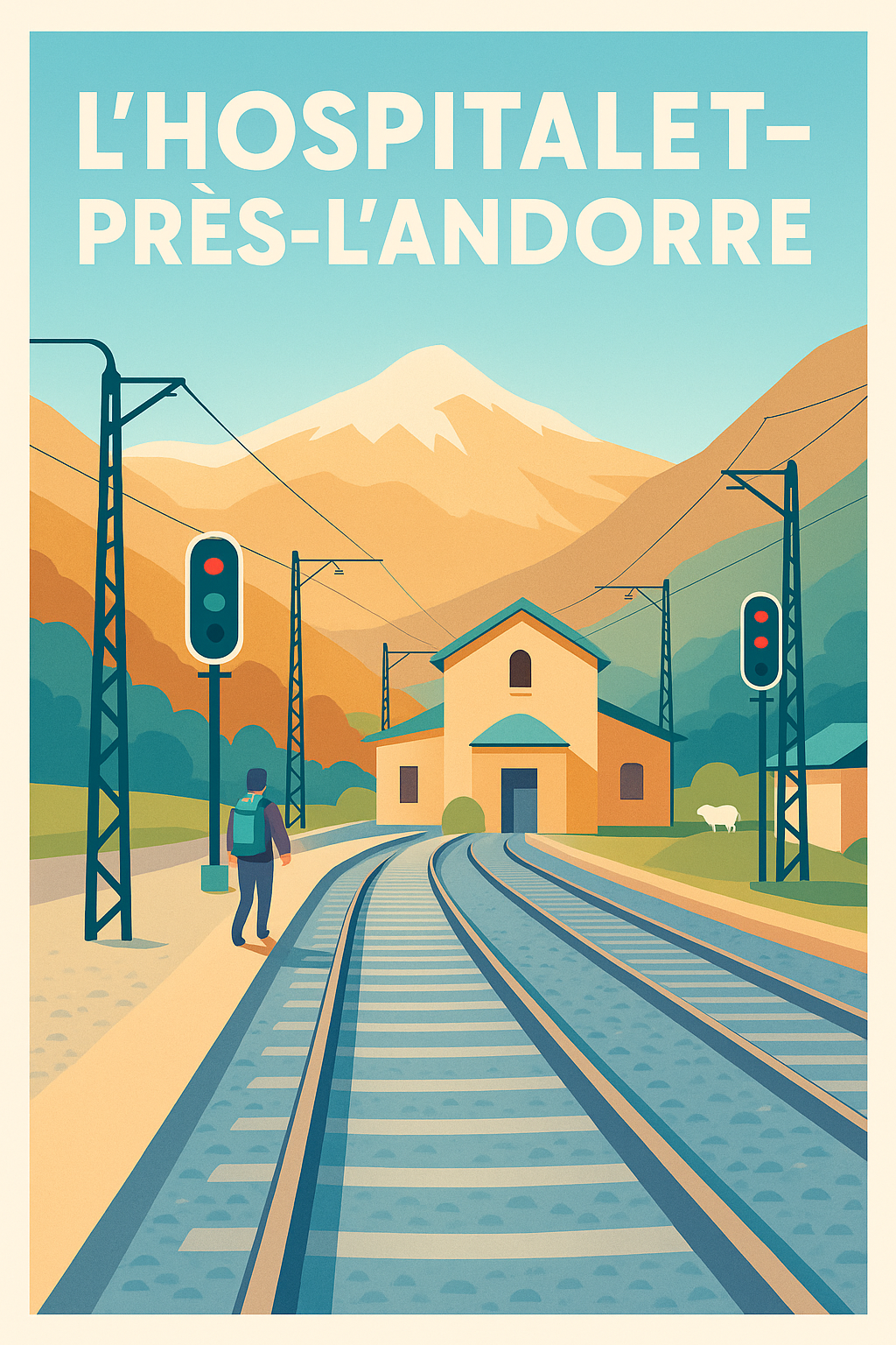 Affiche de L'Hospitalet-près-l'Andorre - Charme montagnard et voyage tranquille