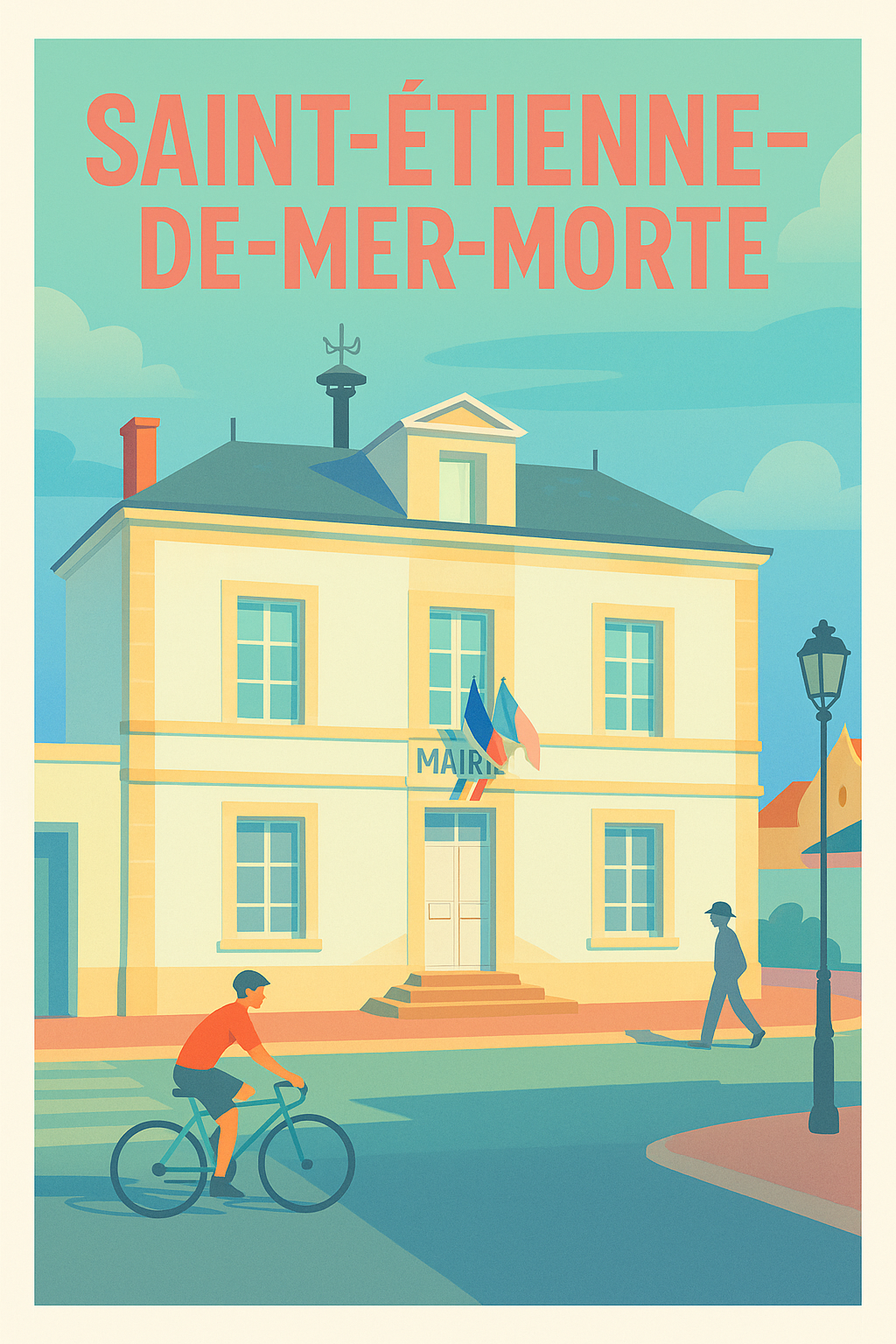 Affiche de Saint-Étienne-de-Mer-Morte - Charme et sérénité au cœur du village