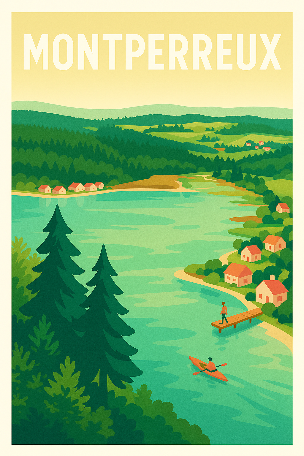 Affiche de Montperreux - Escapade nature au bord de l'eau