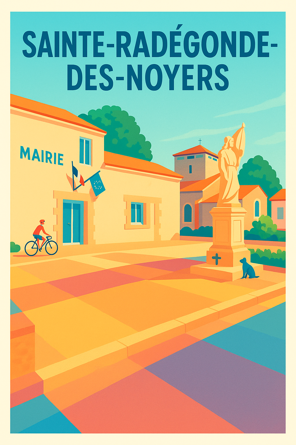 Affiche de Sainte-Radégonde-des-Noyers - Charme et sérénité en pleine lumière