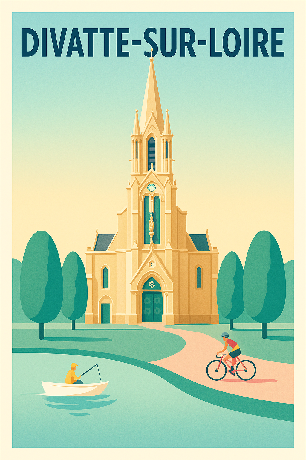 Affiche de Divatte-sur-Loire - Charme et sérénité au fil de l'eau