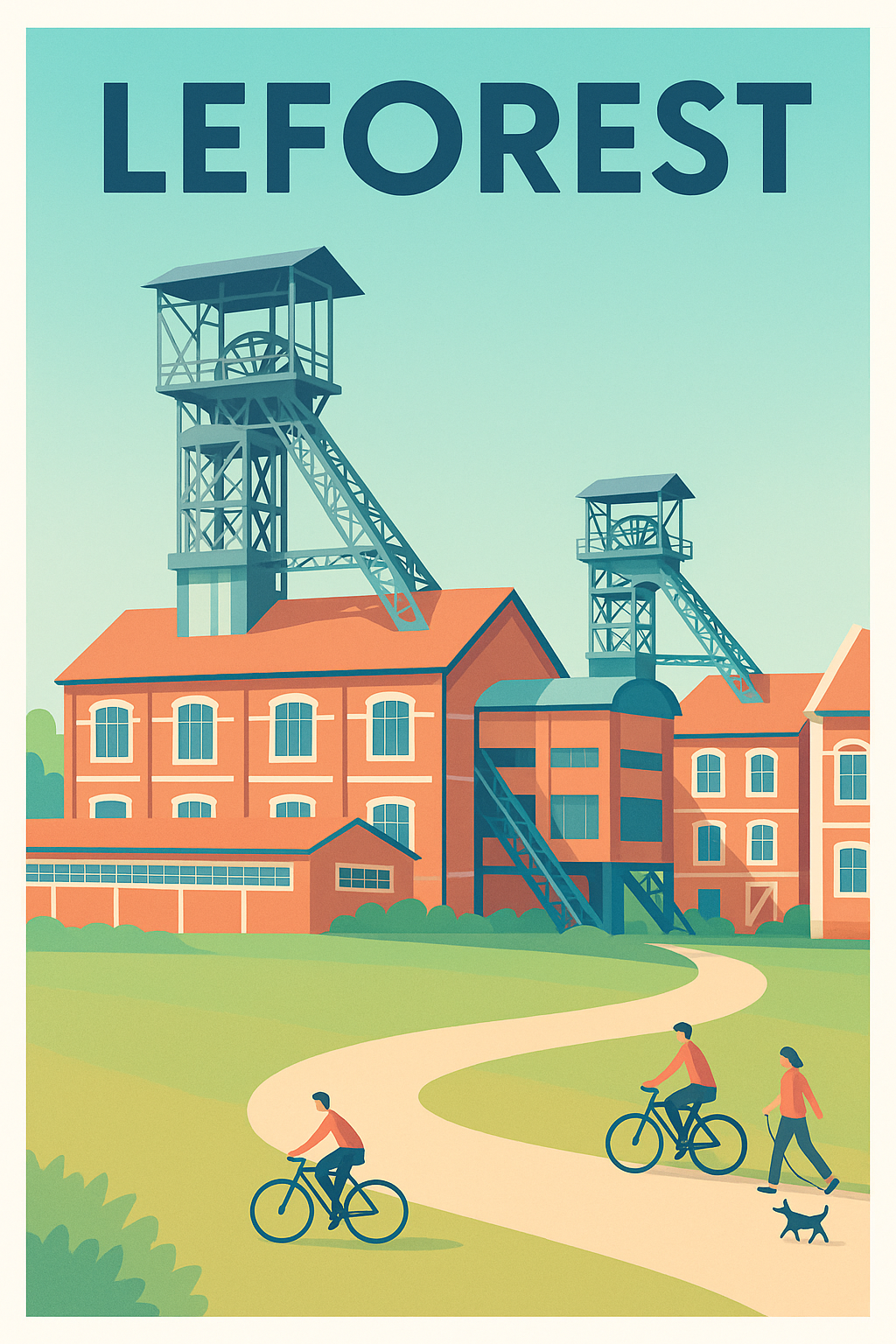 Affiche de Leforest - L'héritage industriel revisité
