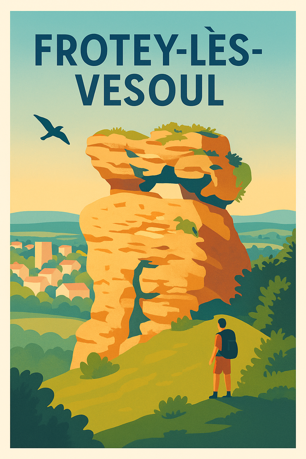Affiche de Frotey-lès-Vesoul - Évasion et nature au cœur de la Bourgogne-Franche-Comté