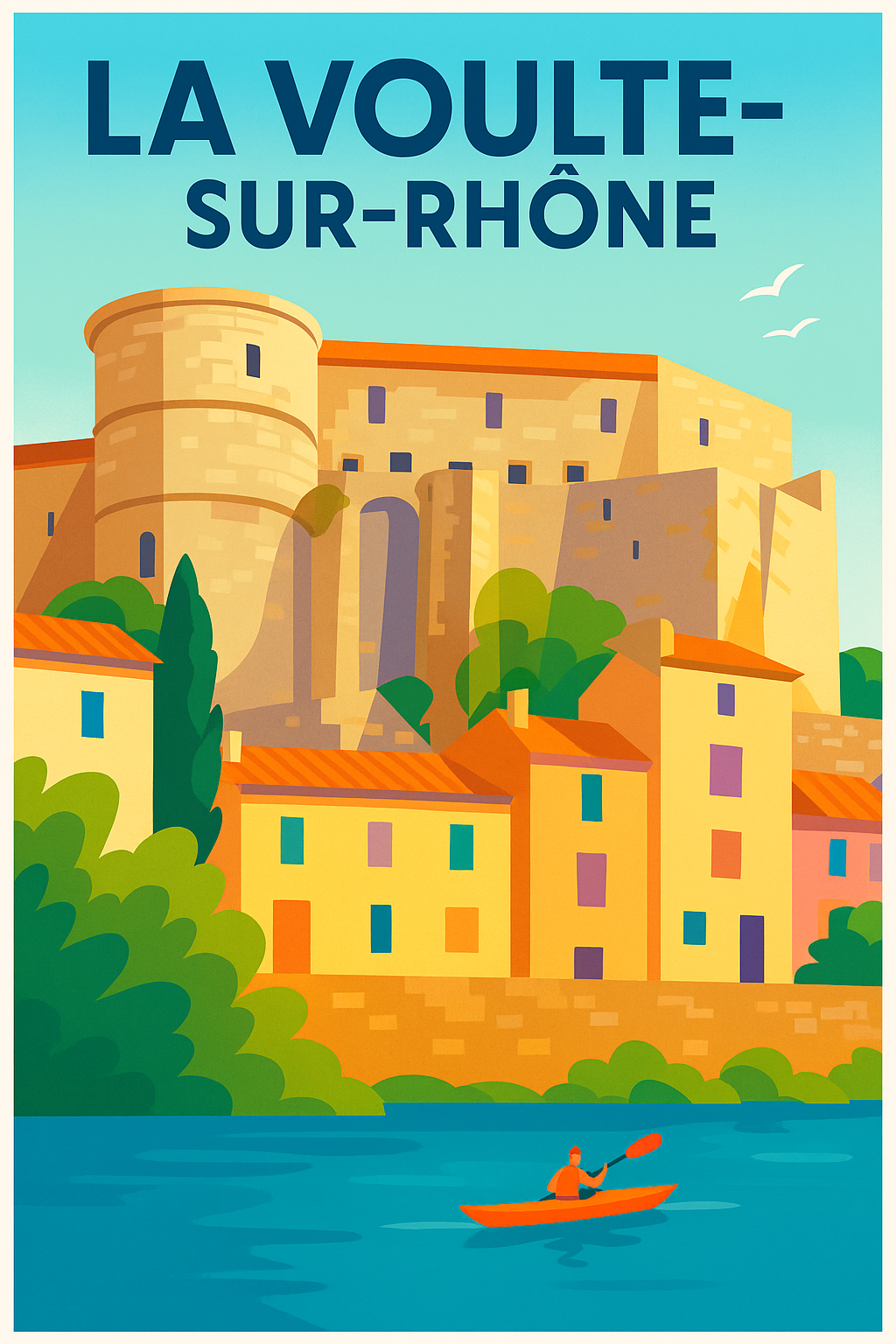 Affiche de La Voulte-sur-Rhône - Charme historique au bord de l'eau