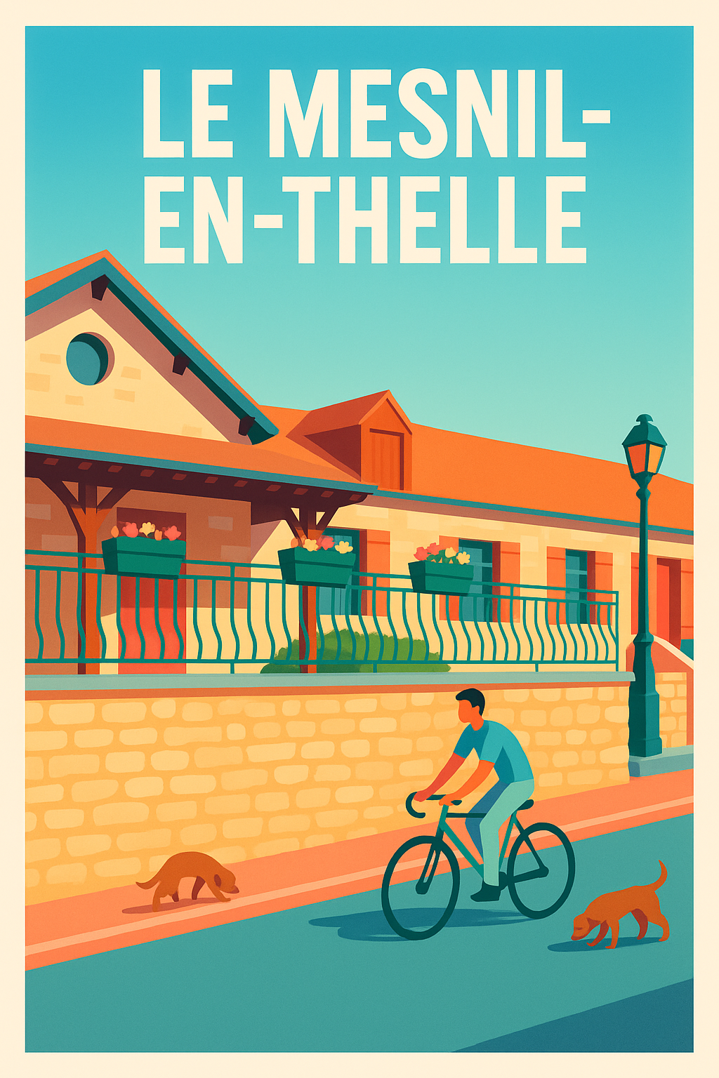 Affiche de Le Mesnil-en-Thelle - Balade paisible à vélo