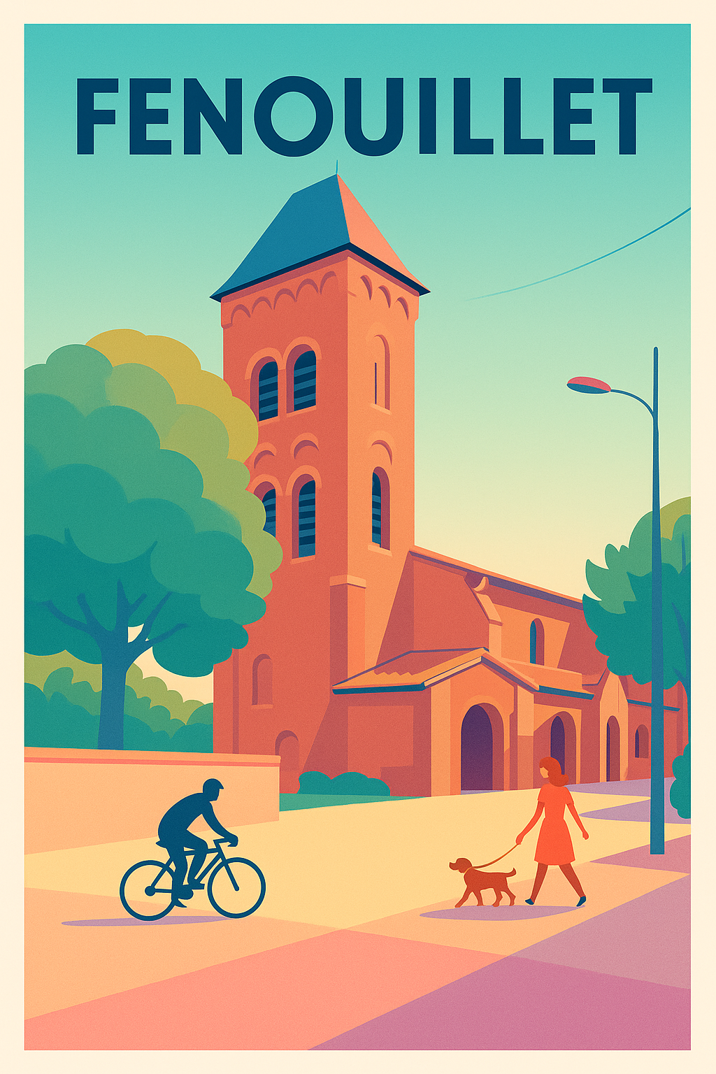 Affiche de Fenouillet - Charme et douceur de vivre en pleine lumière