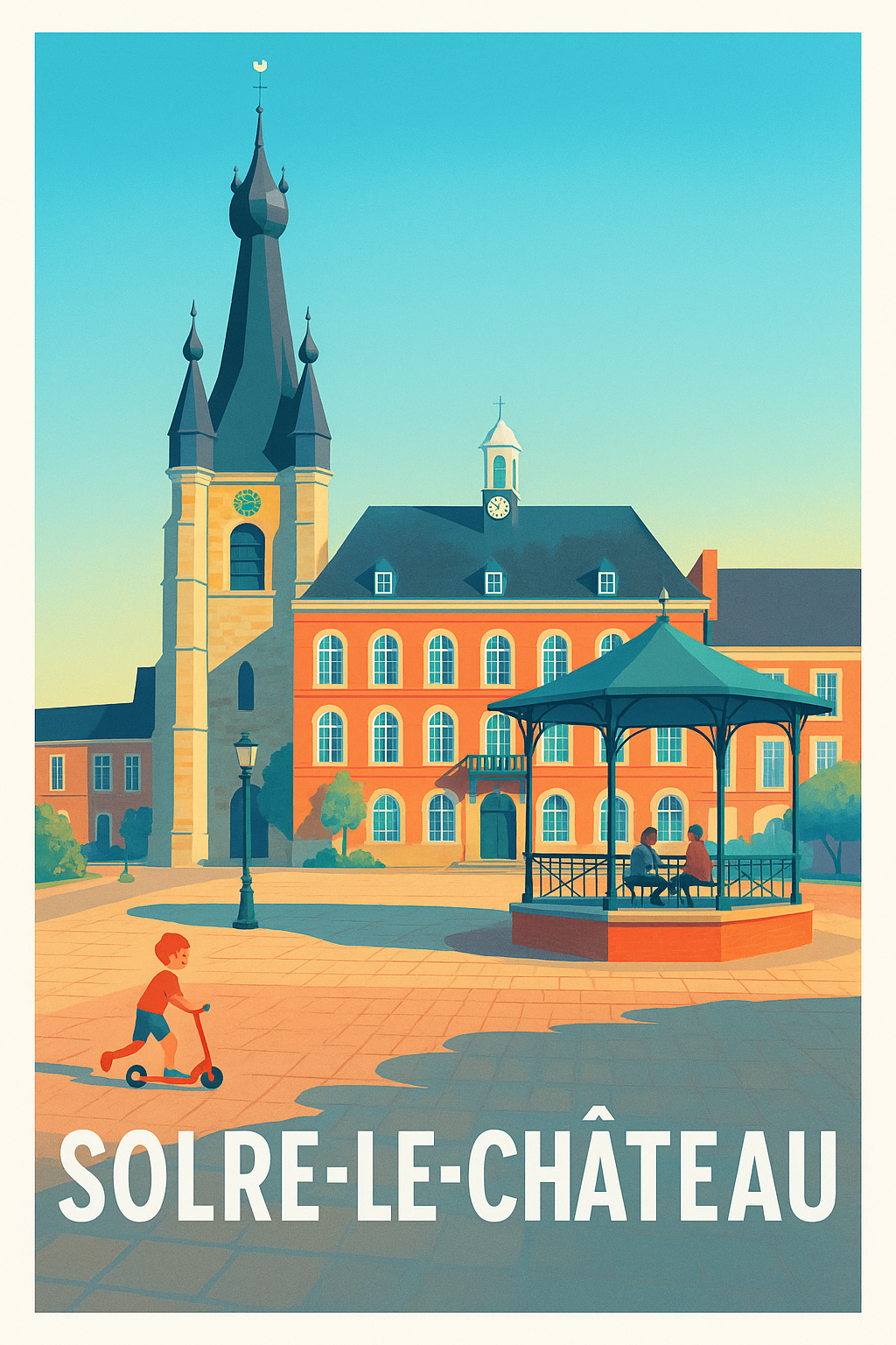 Affiche Solre-le-Château — Charme paisible et authenticité retrouvée · poster d'art de Solre-le-Château