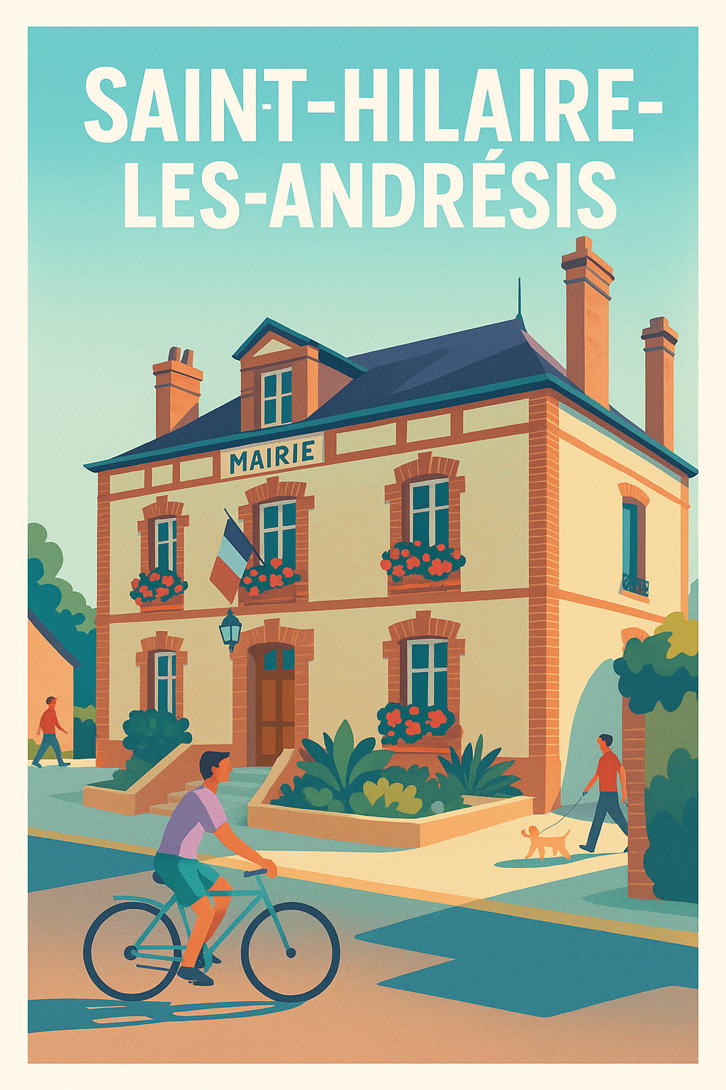 Affiche de Saint-Hilaire-les-Andrésis - Charme et quiétude au cœur du village