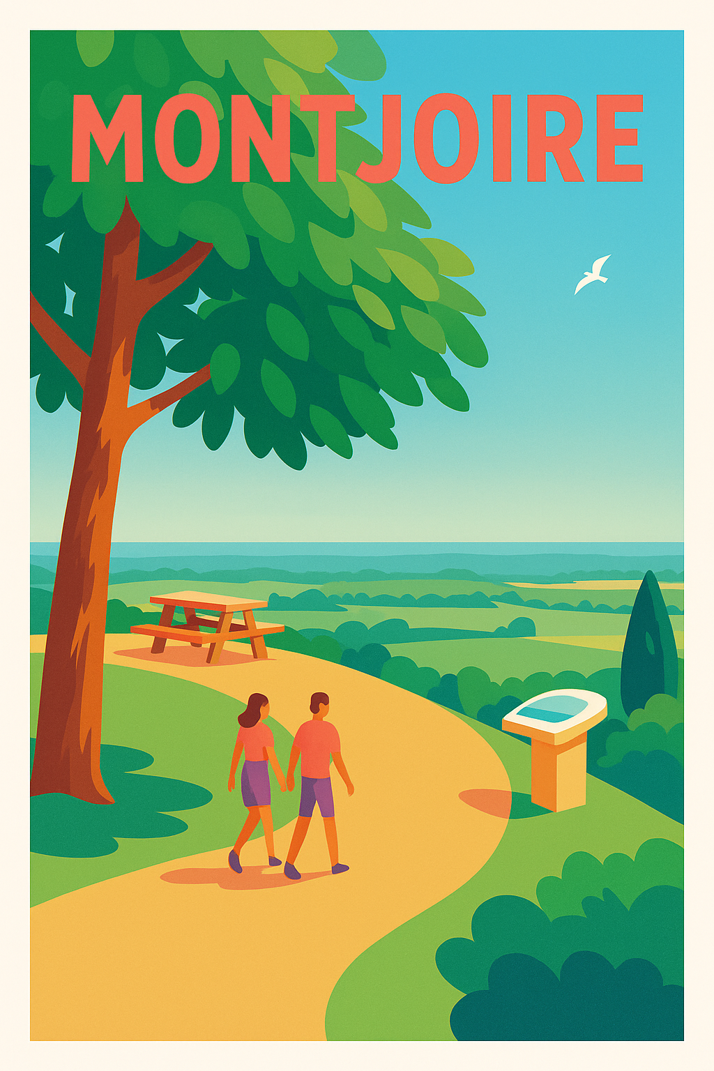 Affiche de Montjoire - Promenade bucolique au cœur de la nature